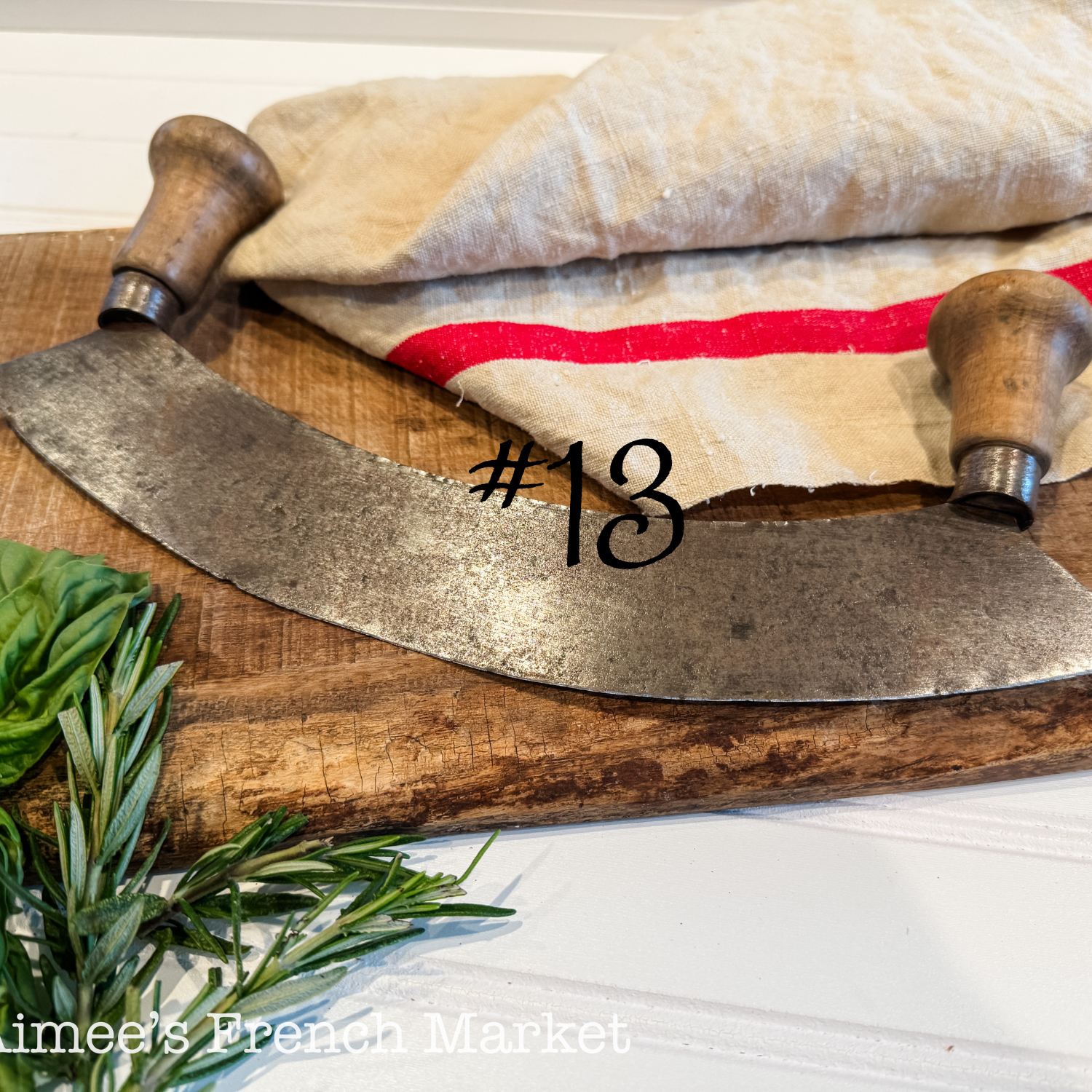 Vintage Herb Chopper/Mezzaluna/Hachoirs - c. 1920 (New Styles - July 2025)