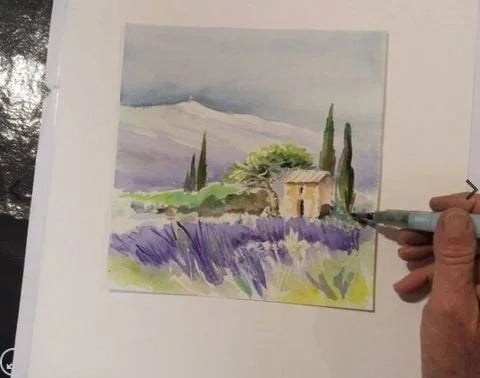 French Organic Lavender Sachets, NEW Designs - Handmade from original artwork