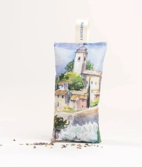 French Organic Lavender Sachets, NEW Designs - Handmade from original artwork