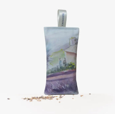 French Organic Lavender Sachets, NEW Designs - Handmade from original artwork