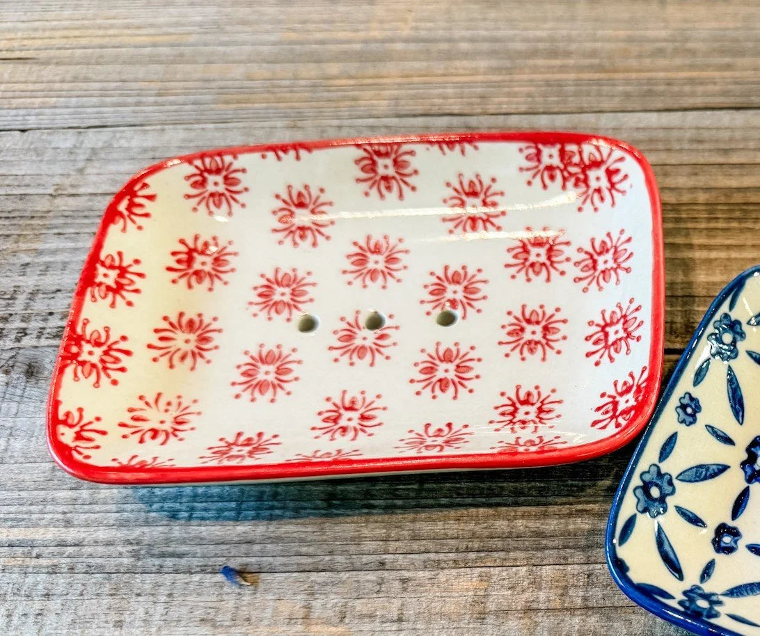 75% off - French Design Soap Dish - Red