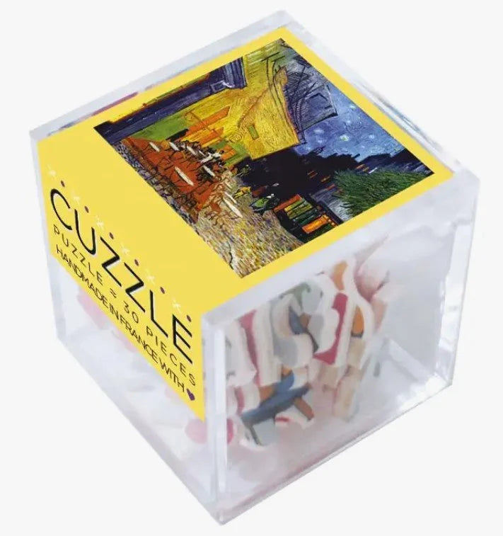 50% off - Puzzles - Handmade in Paris - French Art - The Mini Cube Collection