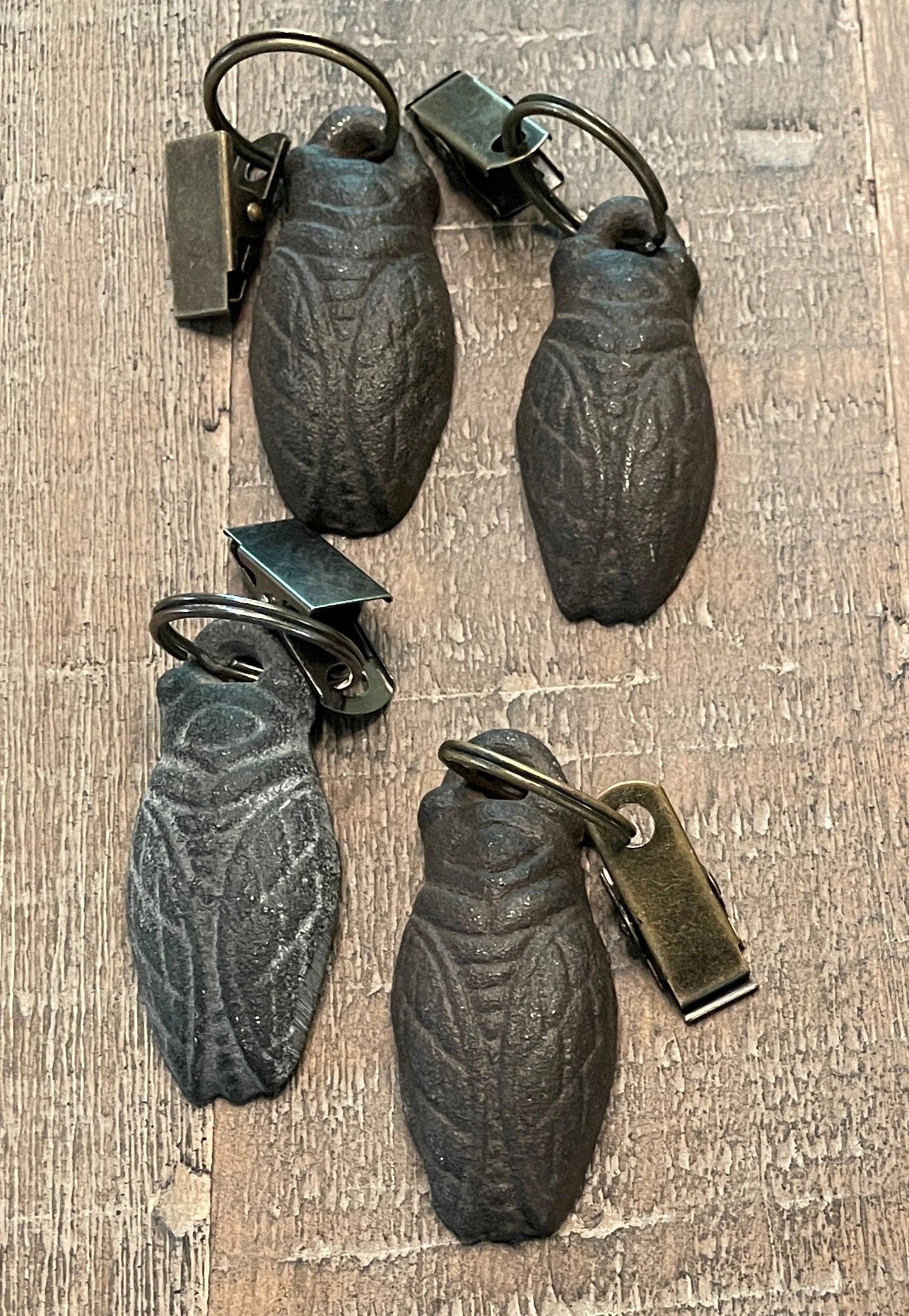 French Table Cloth Weights, Set of 4, Lavender, Cicadas or Dragonfly