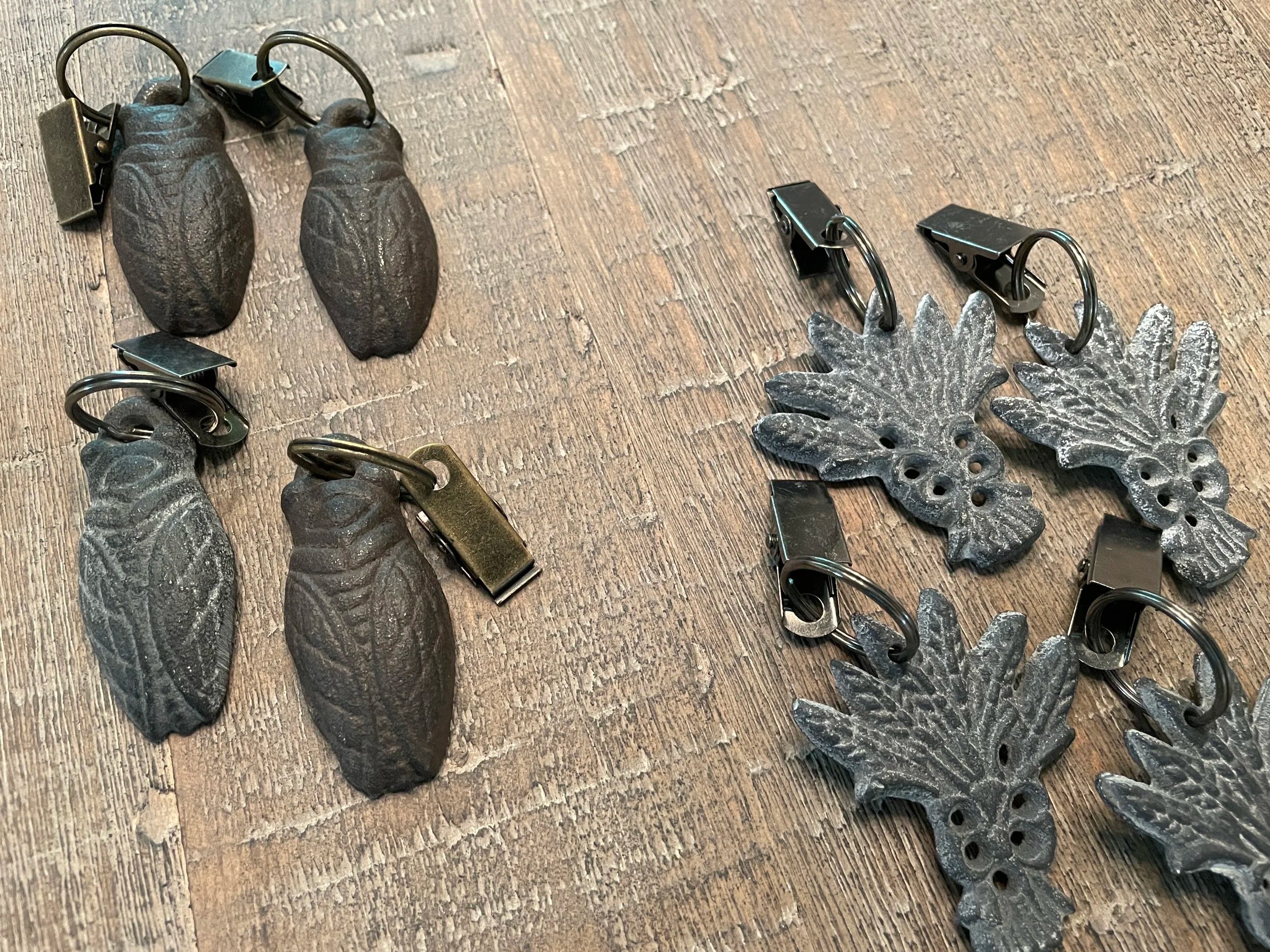 French Table Cloth Weights, Set of 4, Lavender, Cicadas or Dragonfly