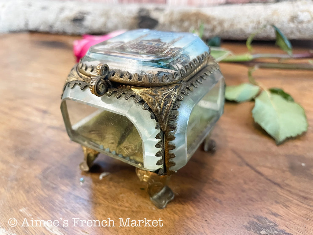 Vintage Souvenir Jewelry Box, c. 1890-1900 - #19 Trocadero