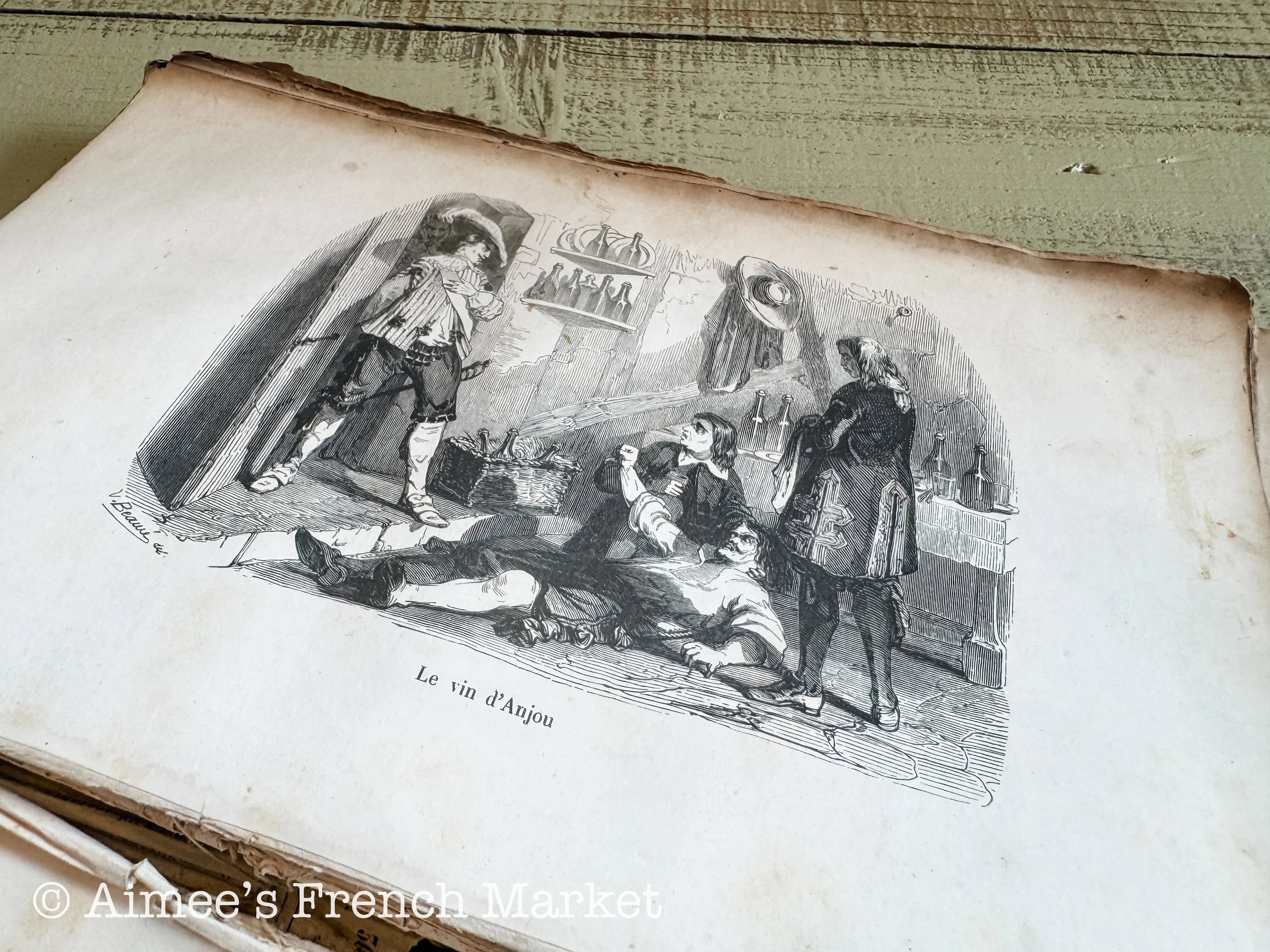 RARE - Antique Copy of "Les Trois Mousquetaires"RARE - Antique Copy of "Les Trois Mousquetaires" in French, 1853 (The Three Musketeers)