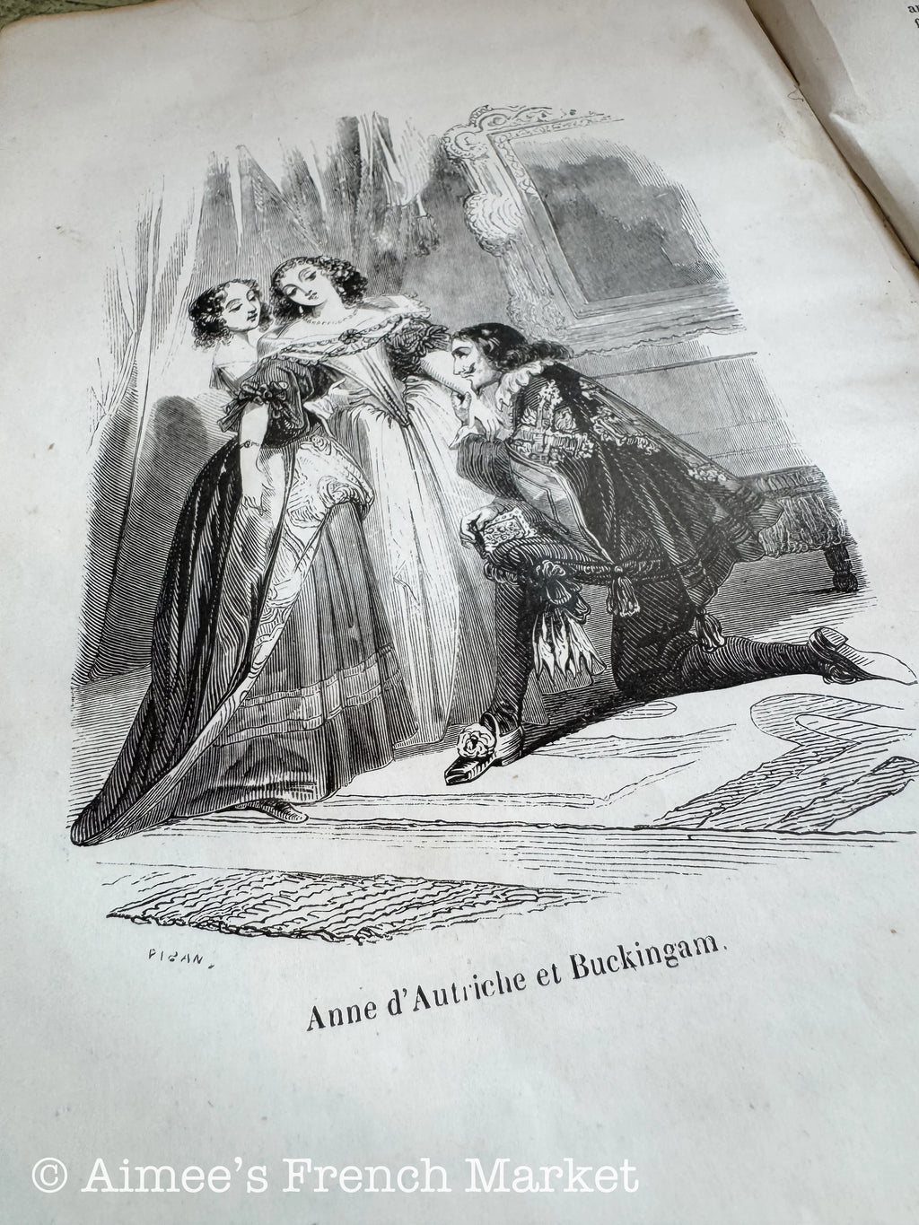 RARE - Antique Copy of "Les Trois Mousquetaires"RARE - Antique Copy of "Les Trois Mousquetaires" in French, 1853 (The Three Musketeers)