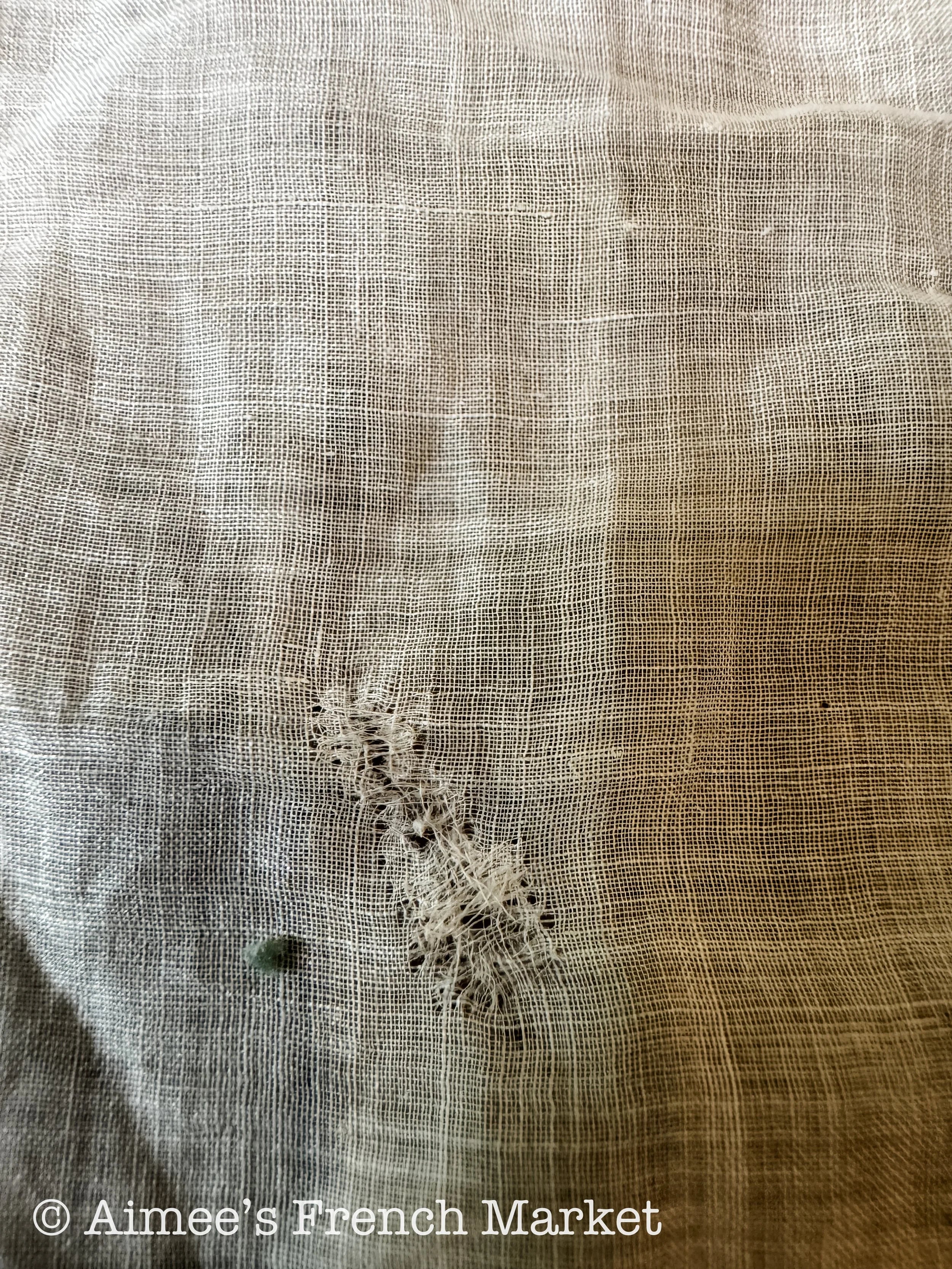 Vintage Elegance: Antique French Handmade Handkerchief, great for bride