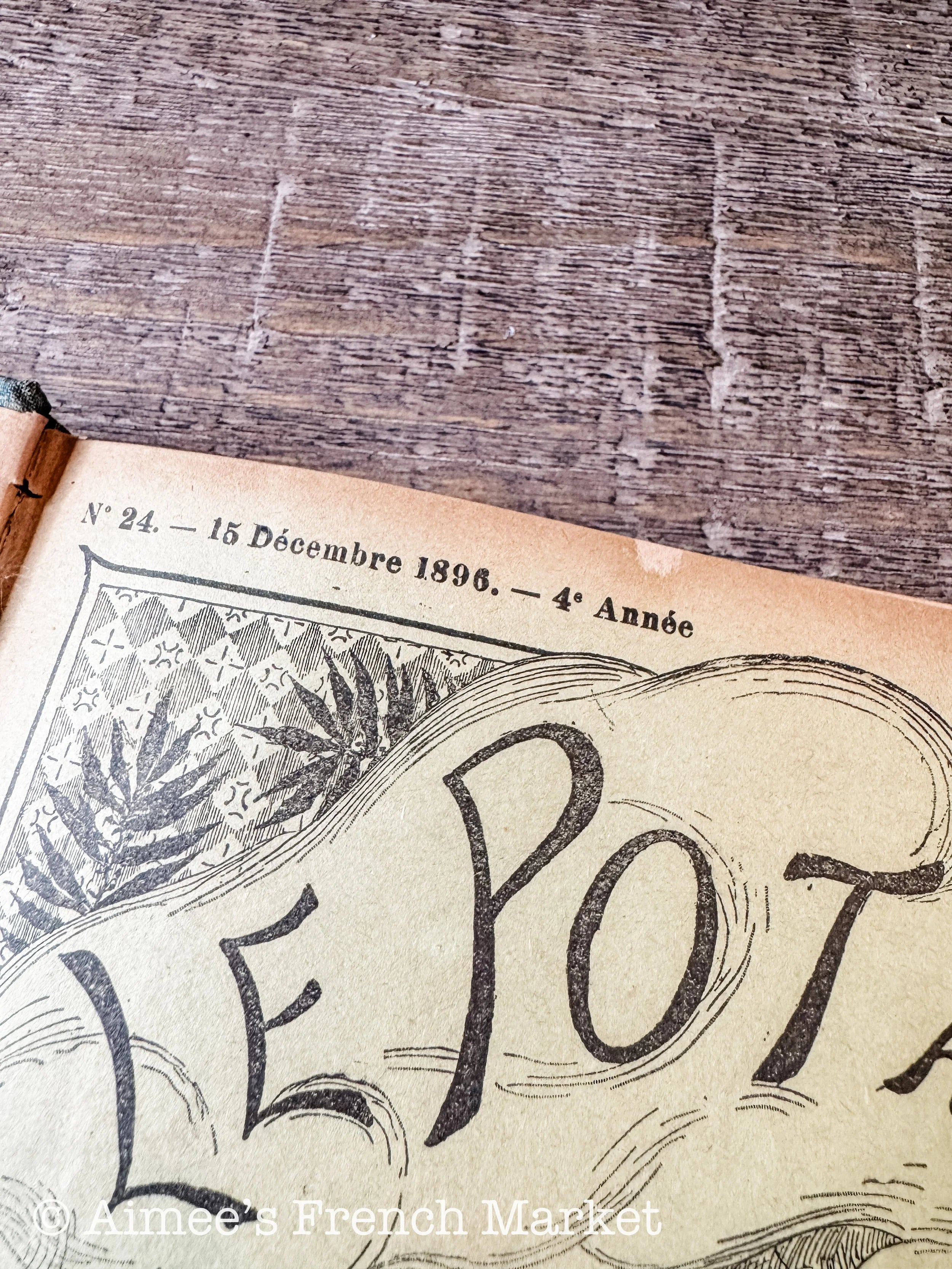 RARE - Full year compilation of Le Pot au Feu Lady's Magazine, 1896