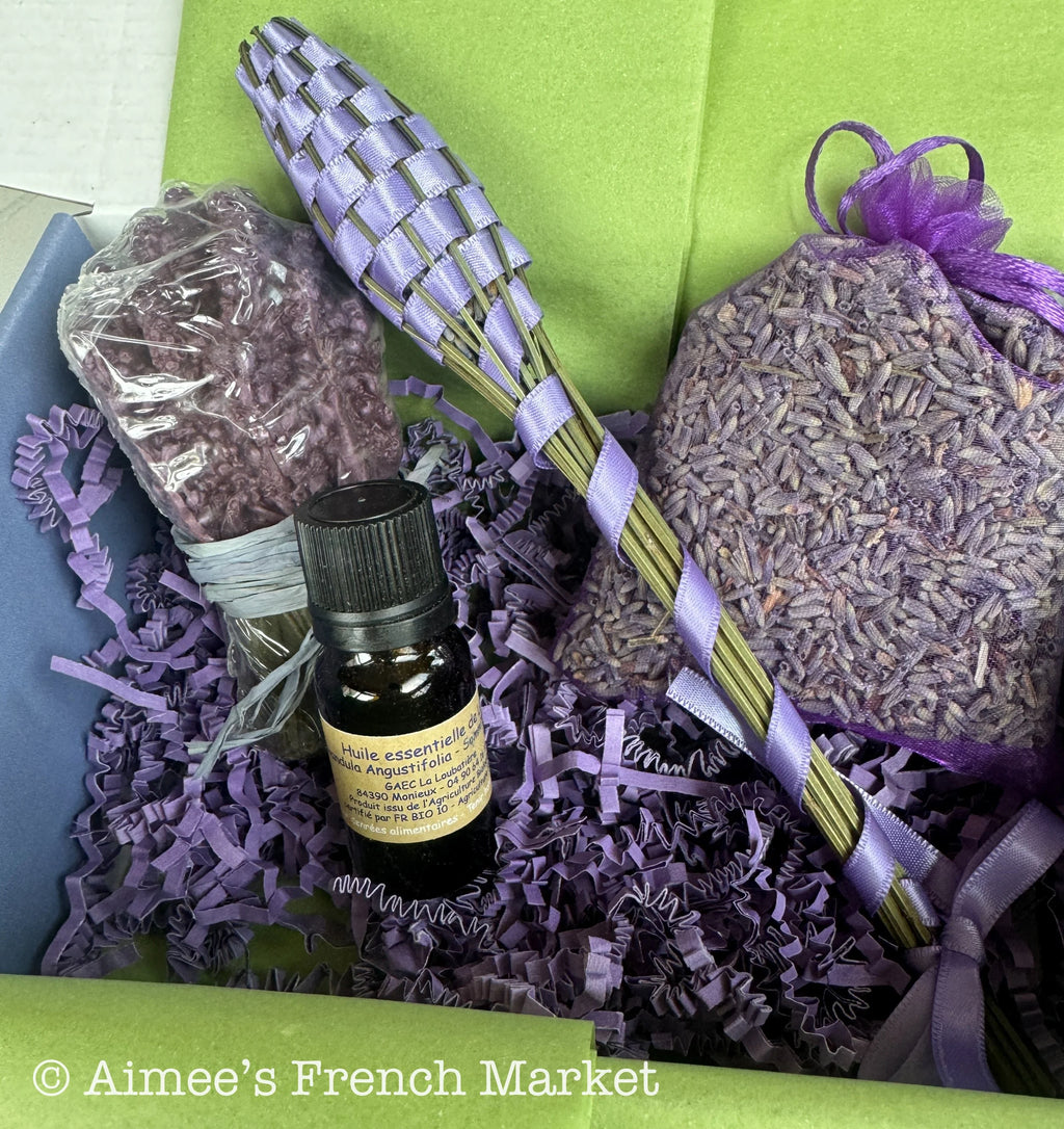 I Love French Lavender Gift Box - All products artisan-made in France