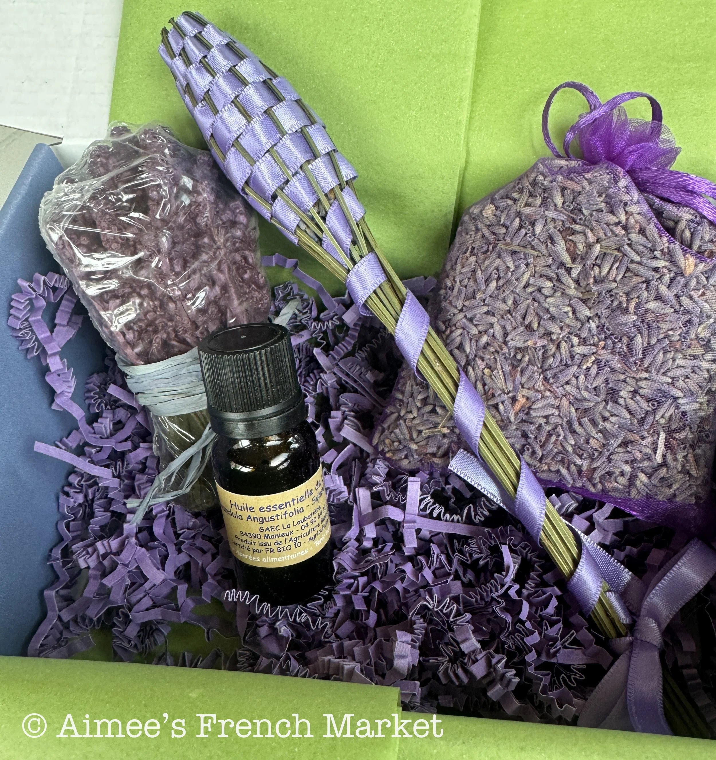 I Love French Lavender Gift Box - All products artisan-made in France