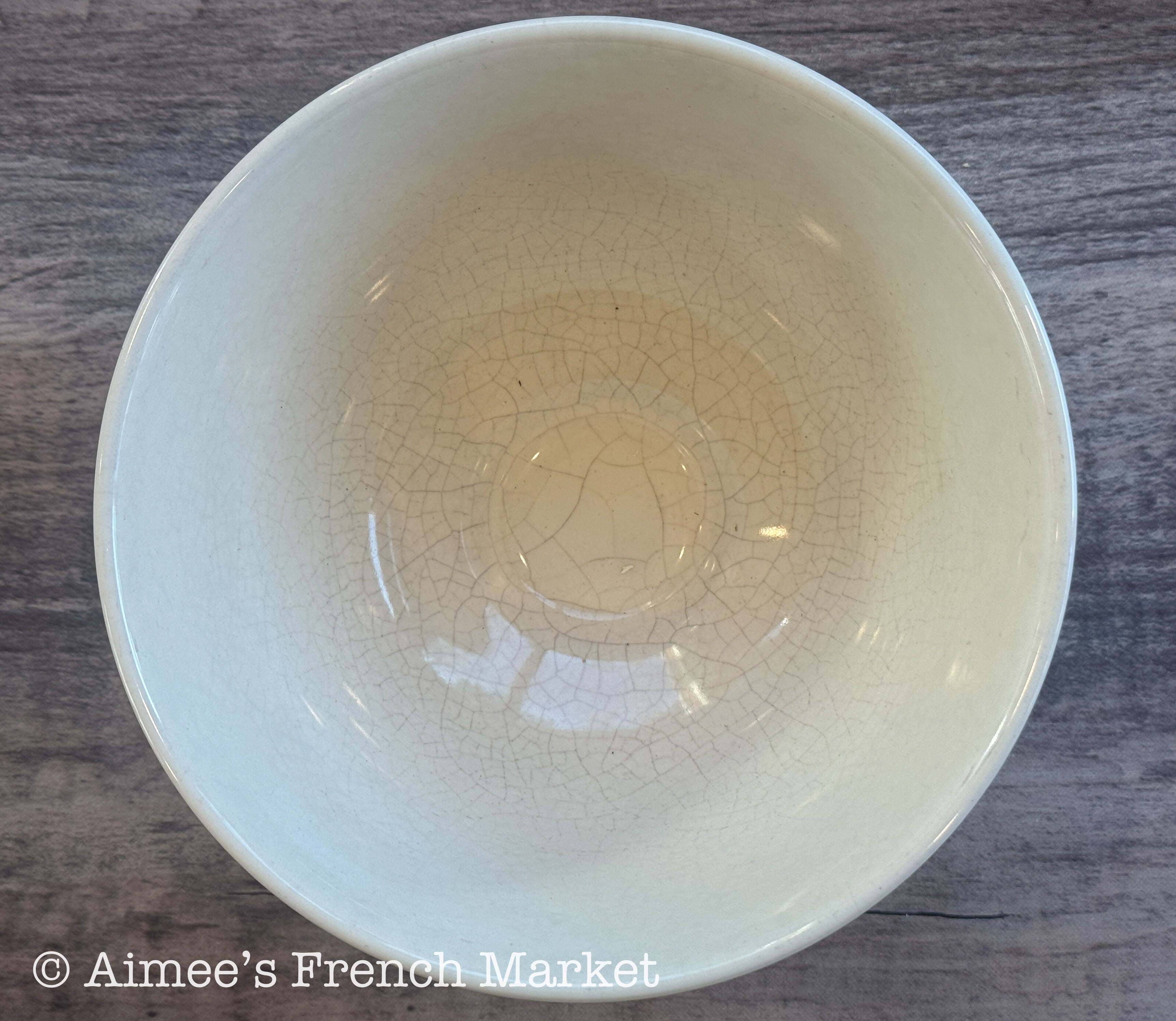 Vintage French Café au Lait Bowl| Made in France | French Country Breakfast Bowl