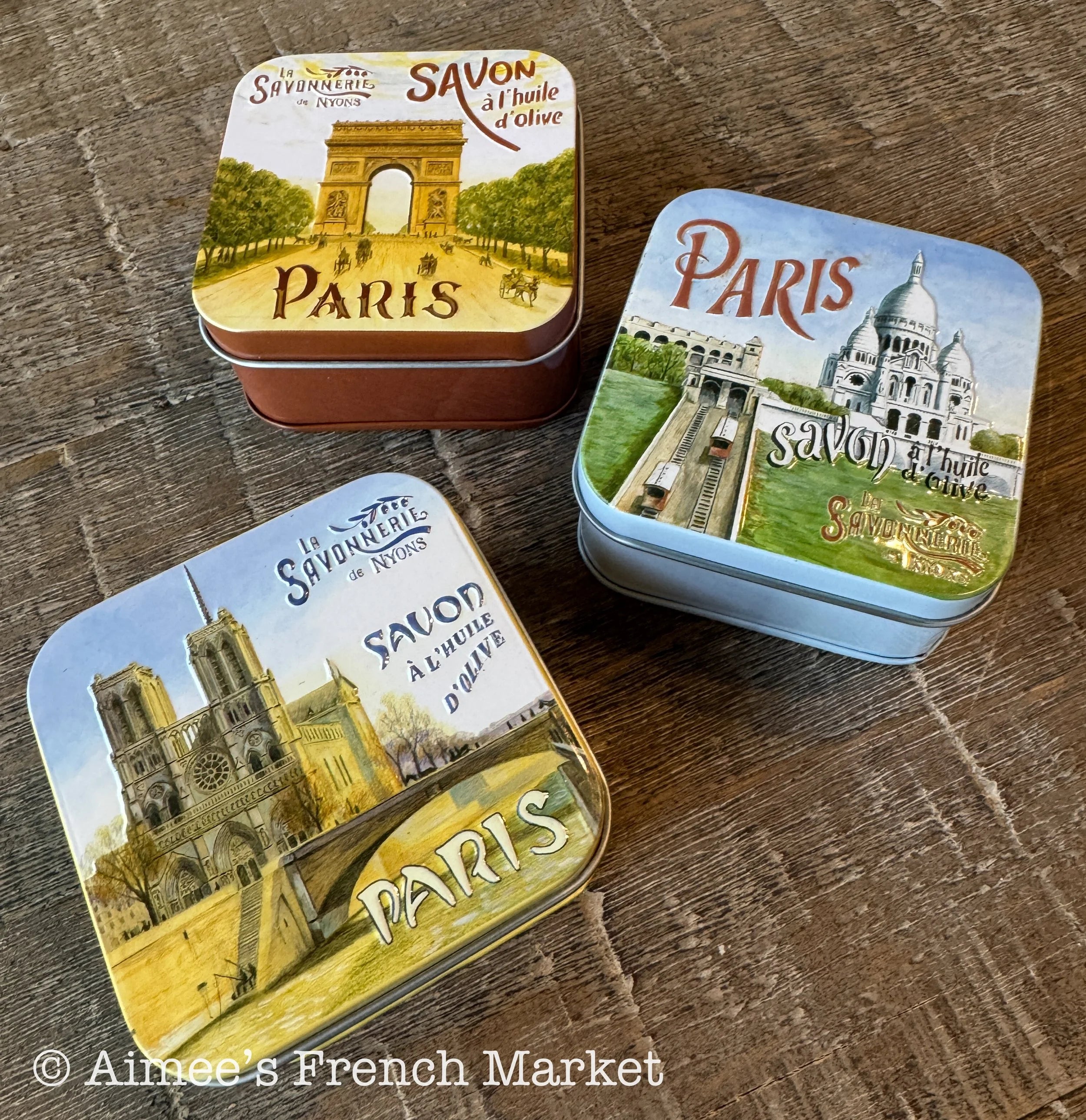Paris Tinned Soaps made in France