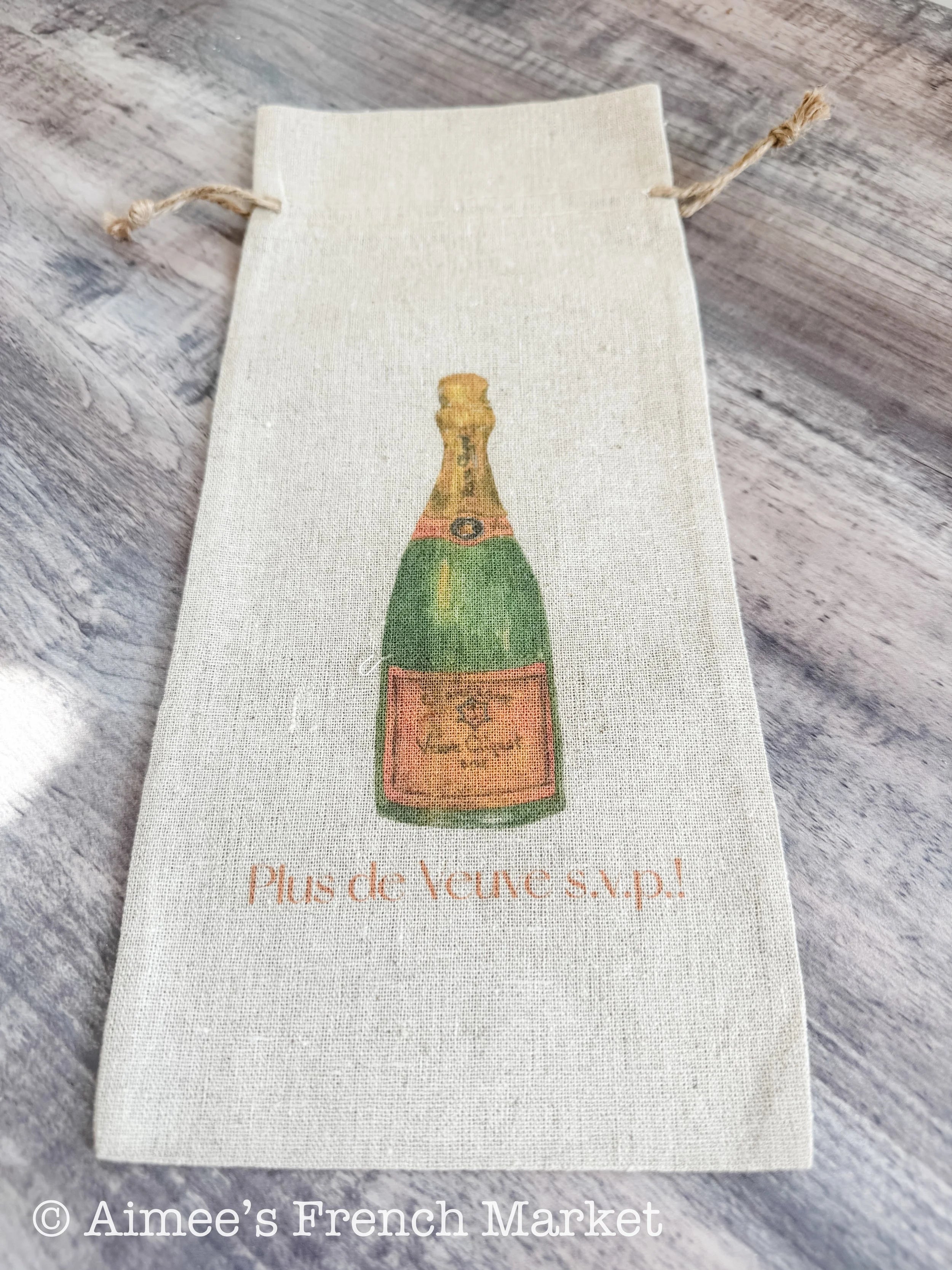"My French Kitchen" Gift Box - AUTHENTIC items, all directly from France - four towels choices or a wine bag