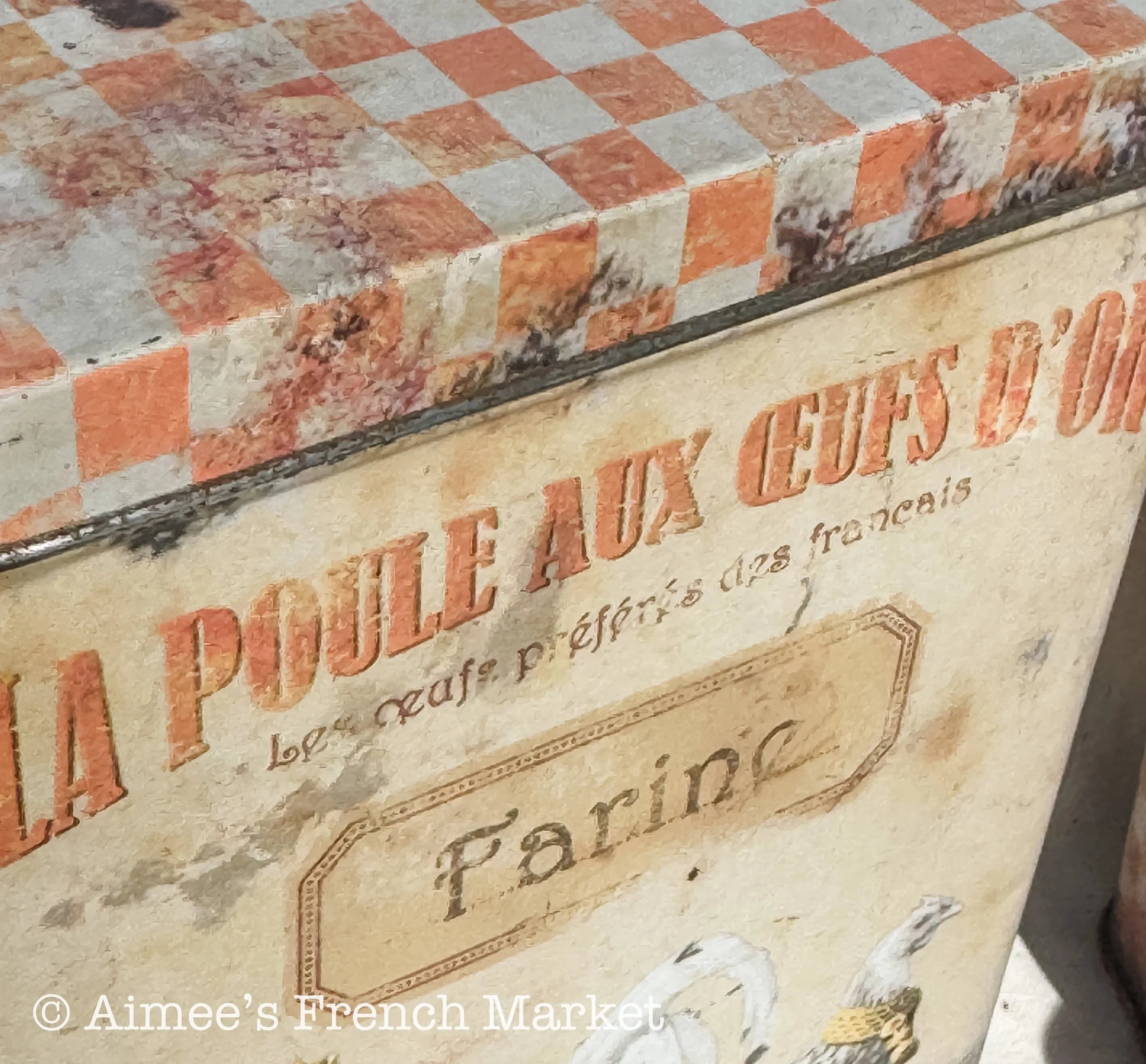 French Vintage Kitchen Canisters, c. 1970