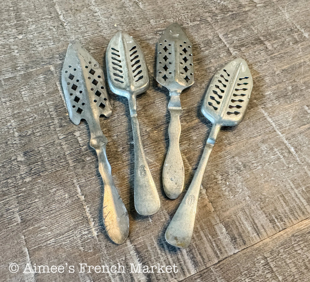 French Vintage Absinthe Spoons