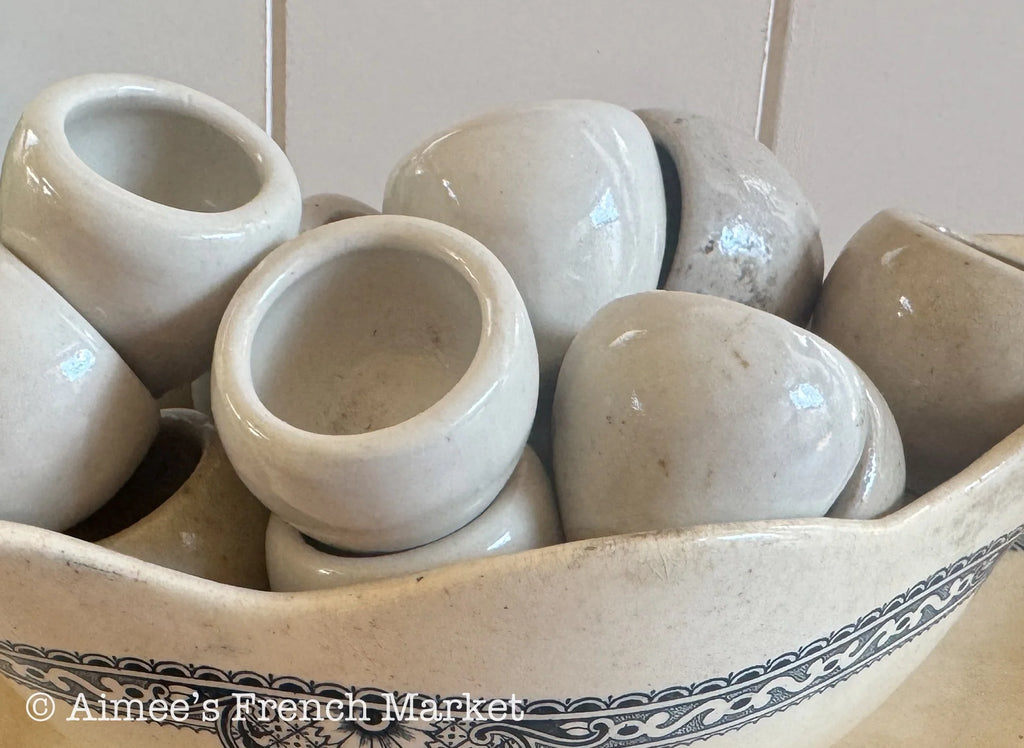 Vintage French Escargot Pots - Sets of 6