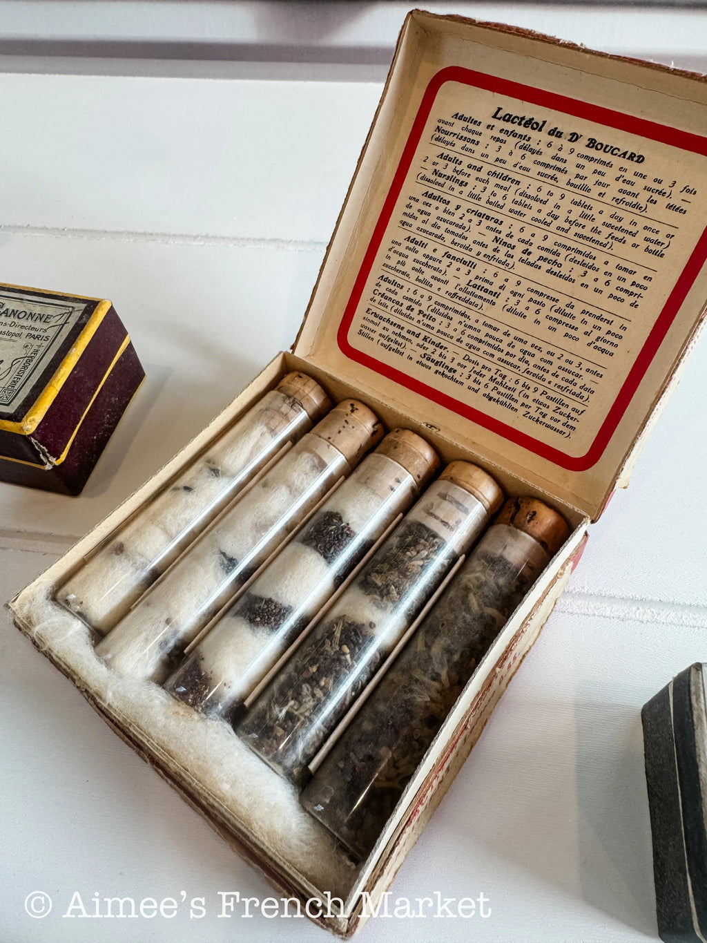Antique French Seed Collection – Vilmorin-Andrieux, Jardin Ephemera in Wood Crate, 19th Century Gardenalia, Potager Decor