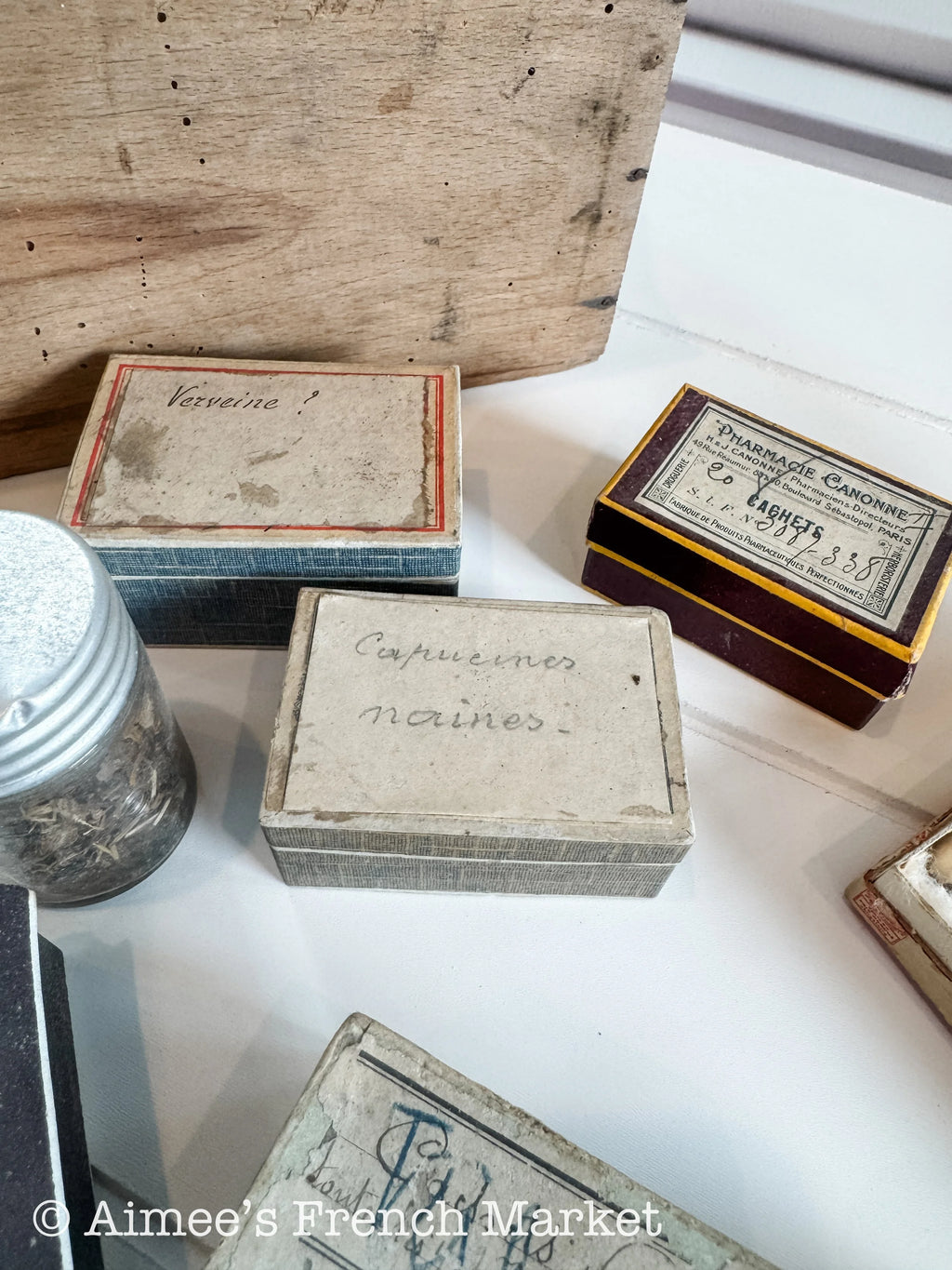 Antique French Seed Collection – Vilmorin-Andrieux, Jardin Ephemera in Wood Crate, 19th Century Gardenalia, Potager Decor