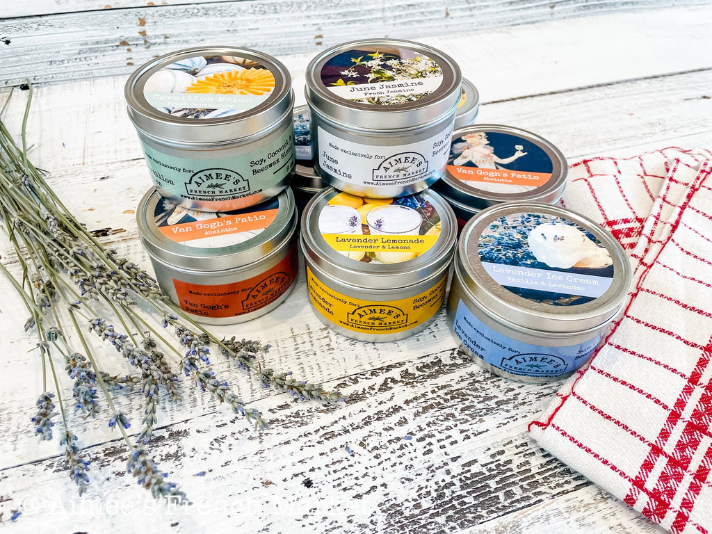 Summer Candle Collection made exclusively for Aimee's French Market