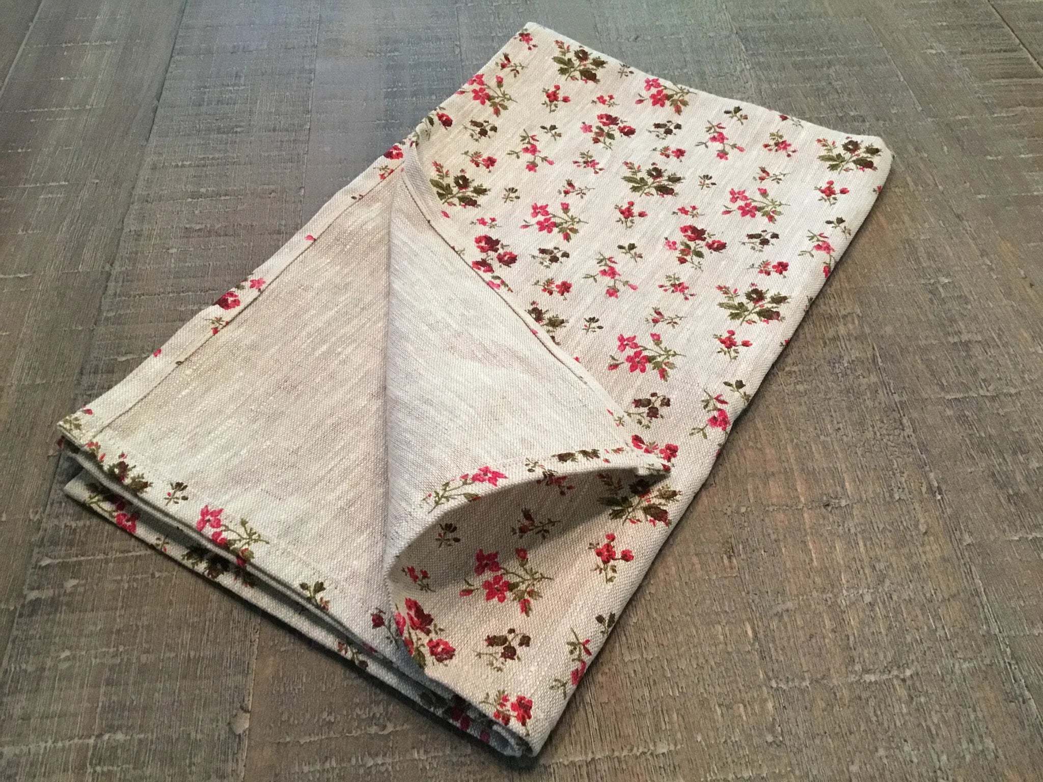 Linen Table/Dresser Runners - Handmade in France - Now in two sizes!