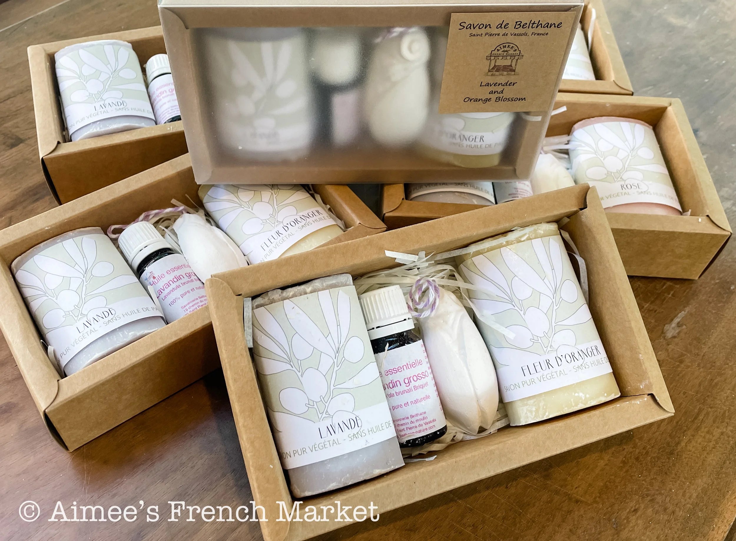 50% off Selected Scents - French Soap and Lavender Oil Set - Handmade in France, Organic