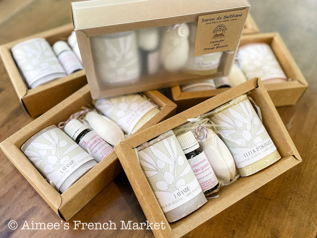 50% off Selected Scents - French Soap and Lavender Oil Set - Handmade in France, Organic
