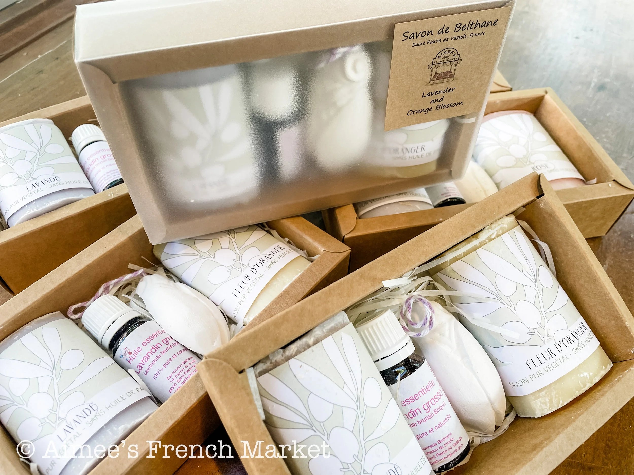50% off Selected Scents - French Soap and Lavender Oil Set - Handmade in France, Organic