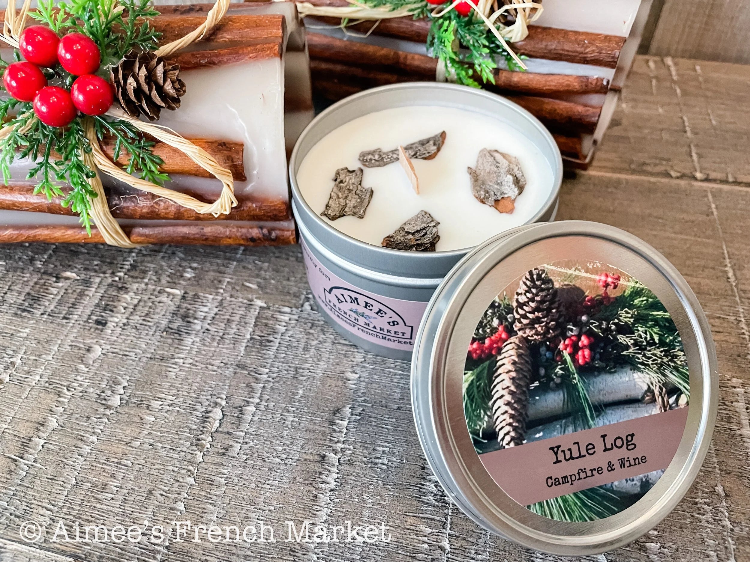Winter Candle Collection made exclusively for Aimee's French Market