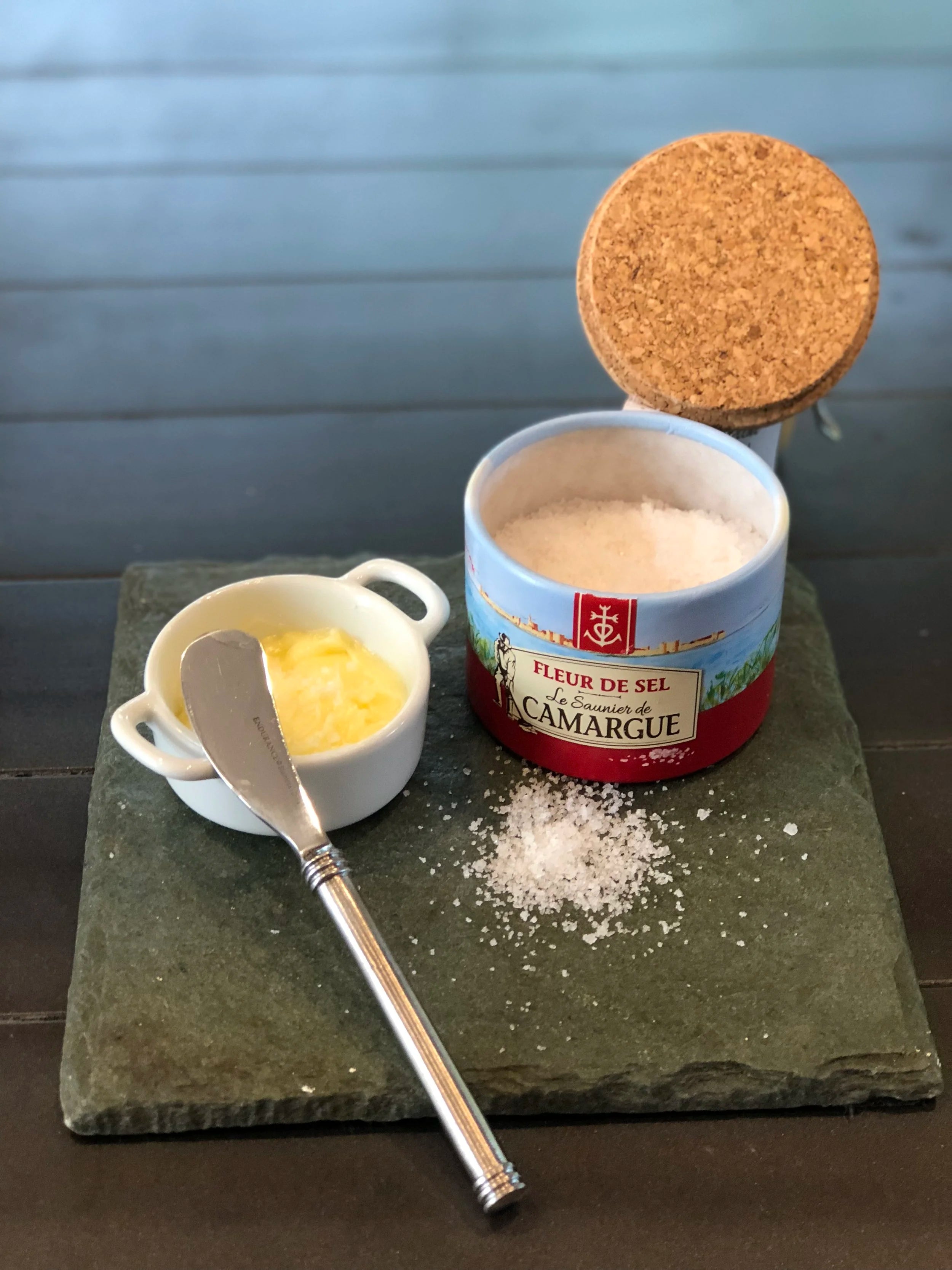 Fleur de Sel with salt scoop