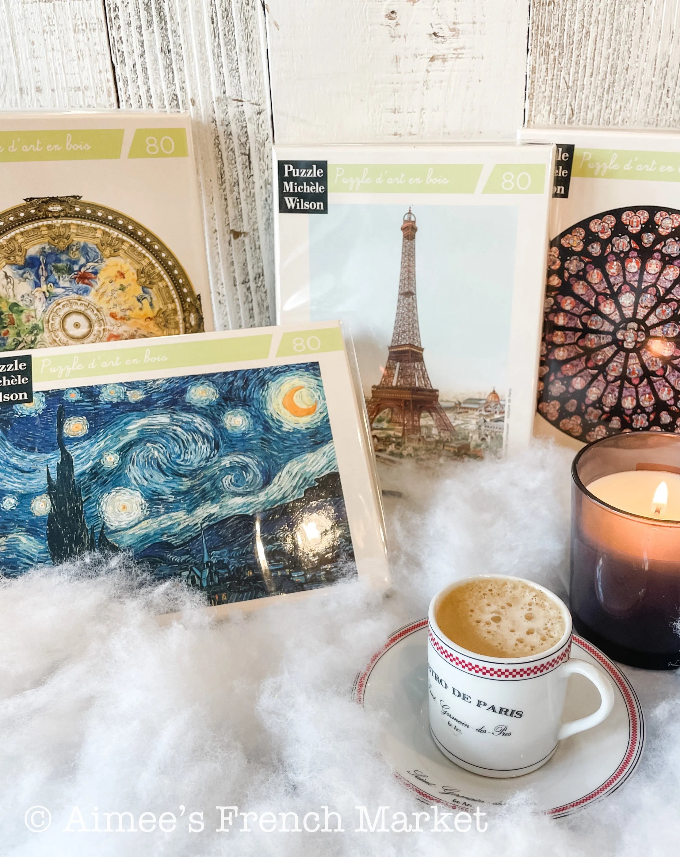 Handmade French Puzzles - The Paris Collection - French Artwork