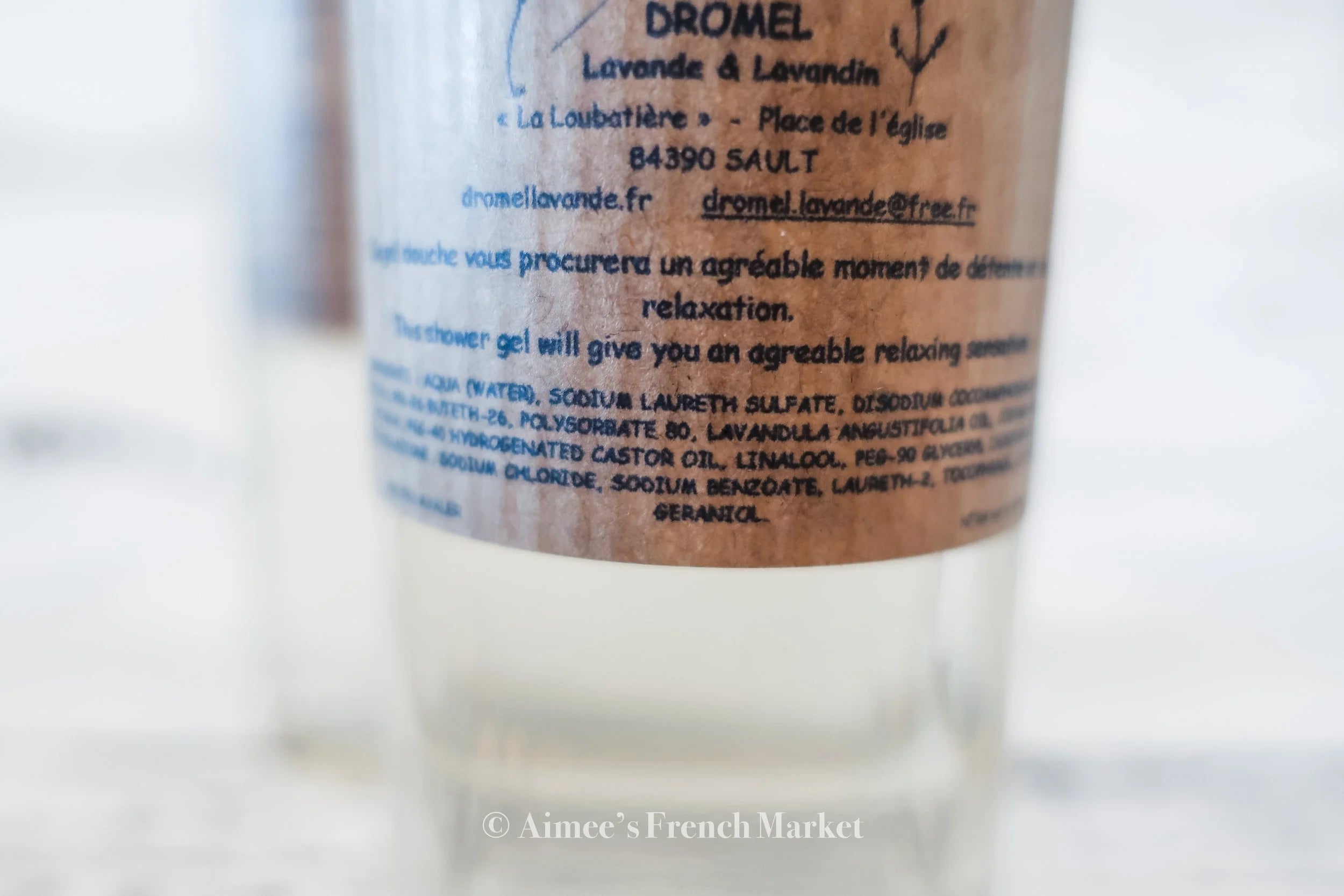 Organic Lavender Shampoo from Provence, France