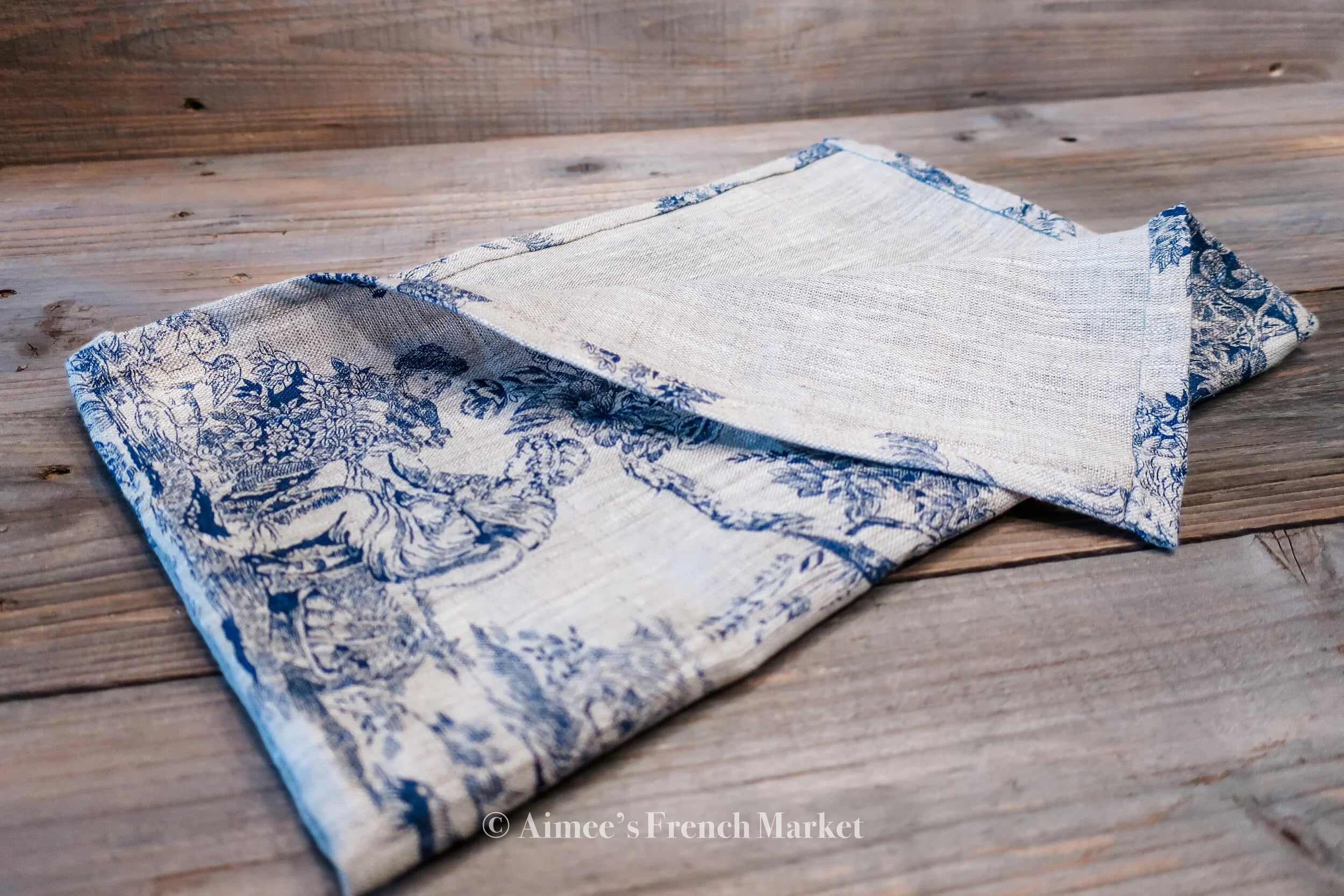 Linen Table/Dresser Runners - Handmade in France - Now in two sizes!
