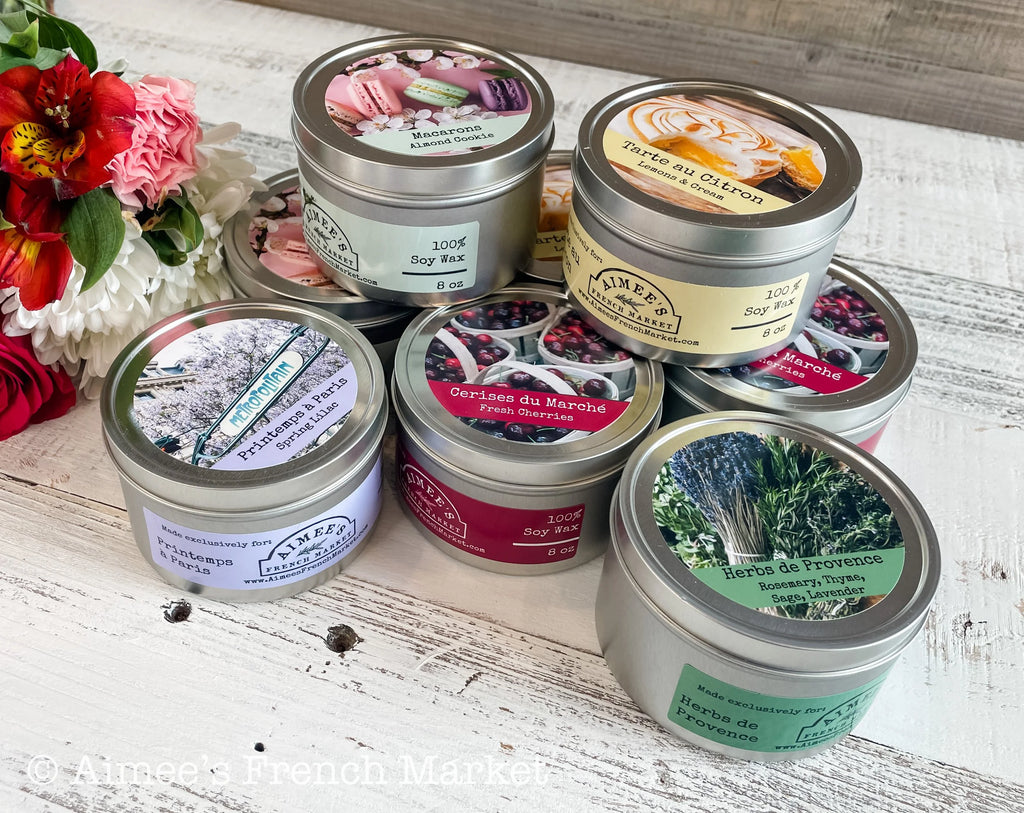 Spring Candle Collection made exclusively for Aimee's French Market