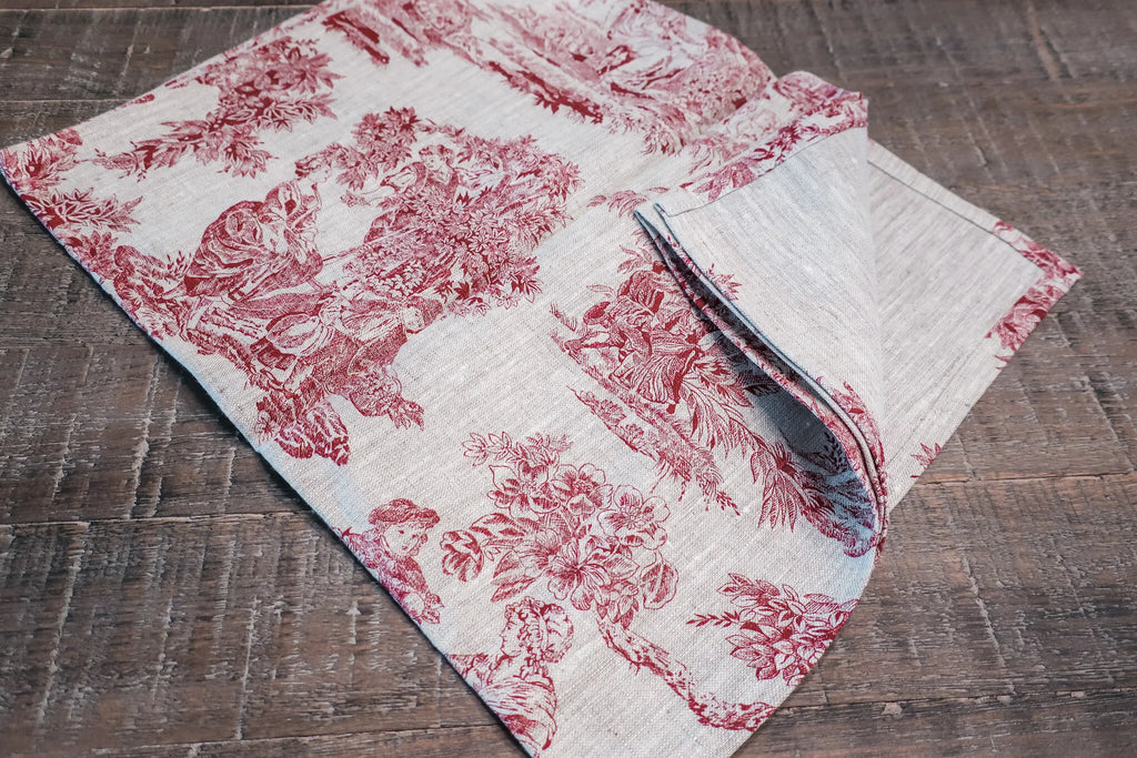 Linen Table/Dresser Runners - Handmade in France - Now in two sizes!