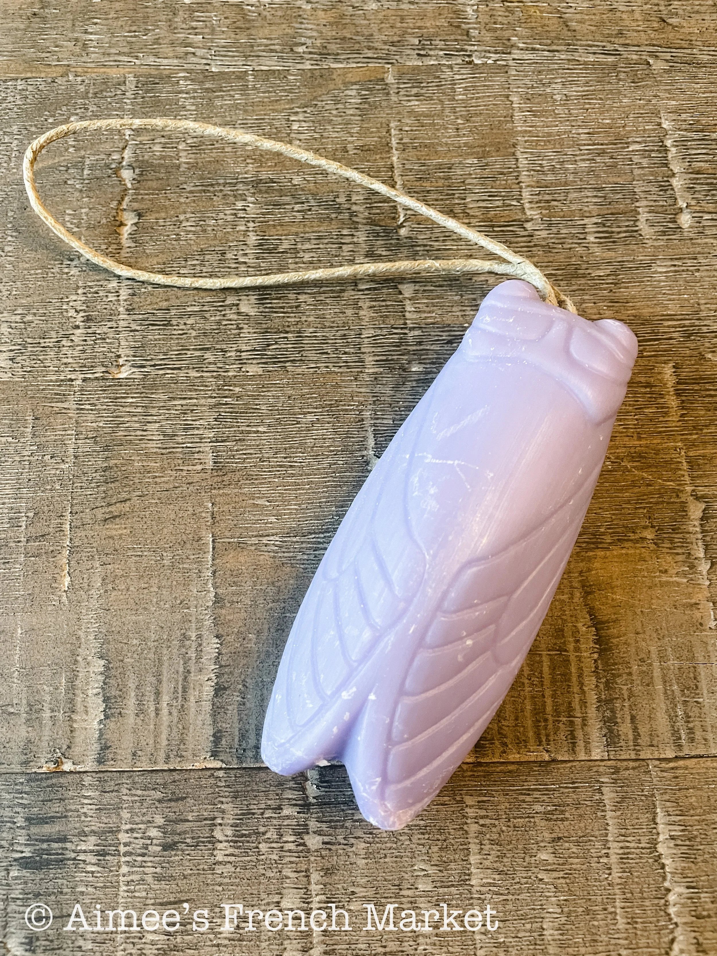 Cicada/Cigale Savon de Marseille Soap on a Rope, 125g