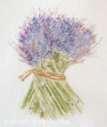 French-themed 100% Soft Linen Towels