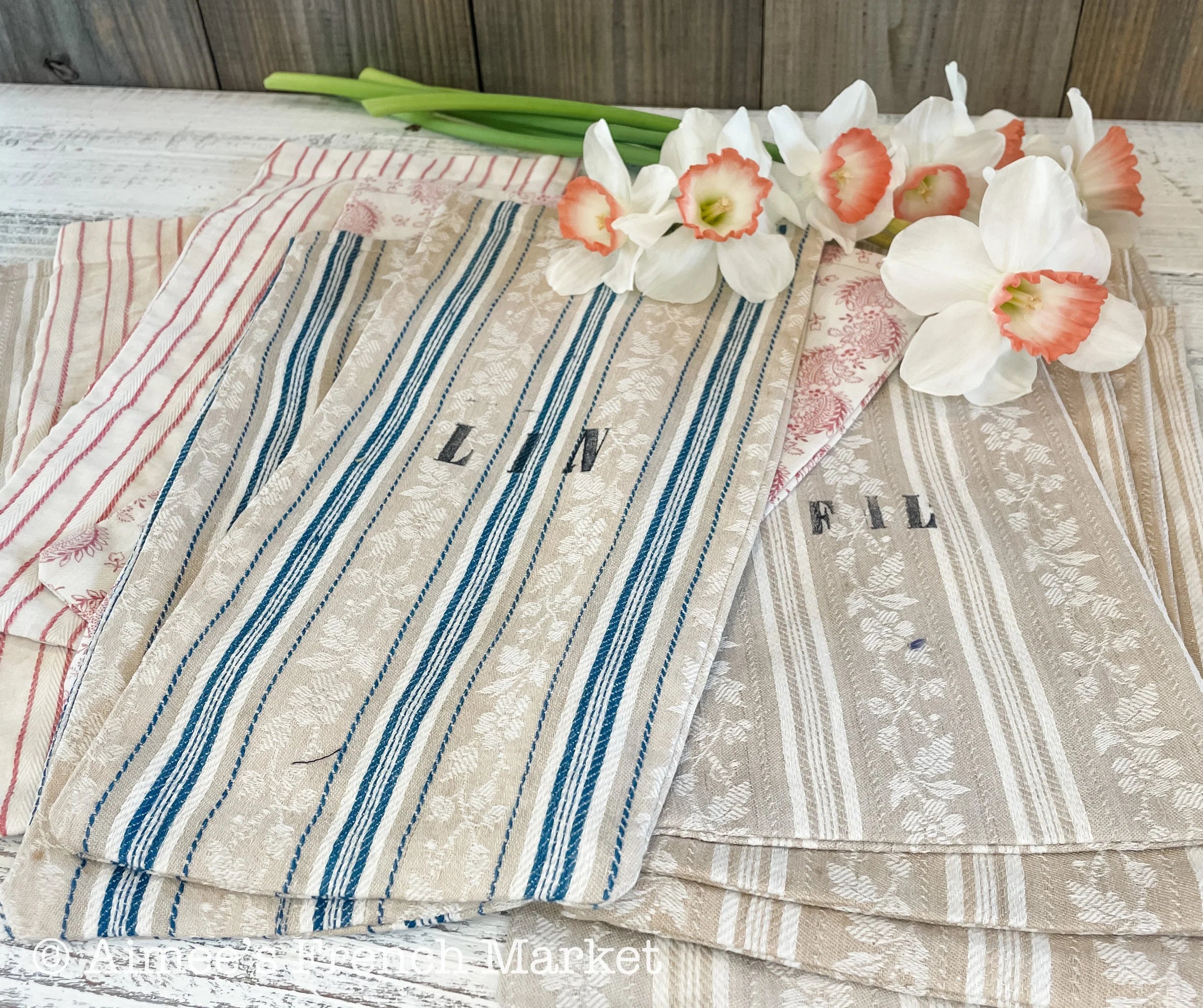 50% off - Vintage Cloth Bags