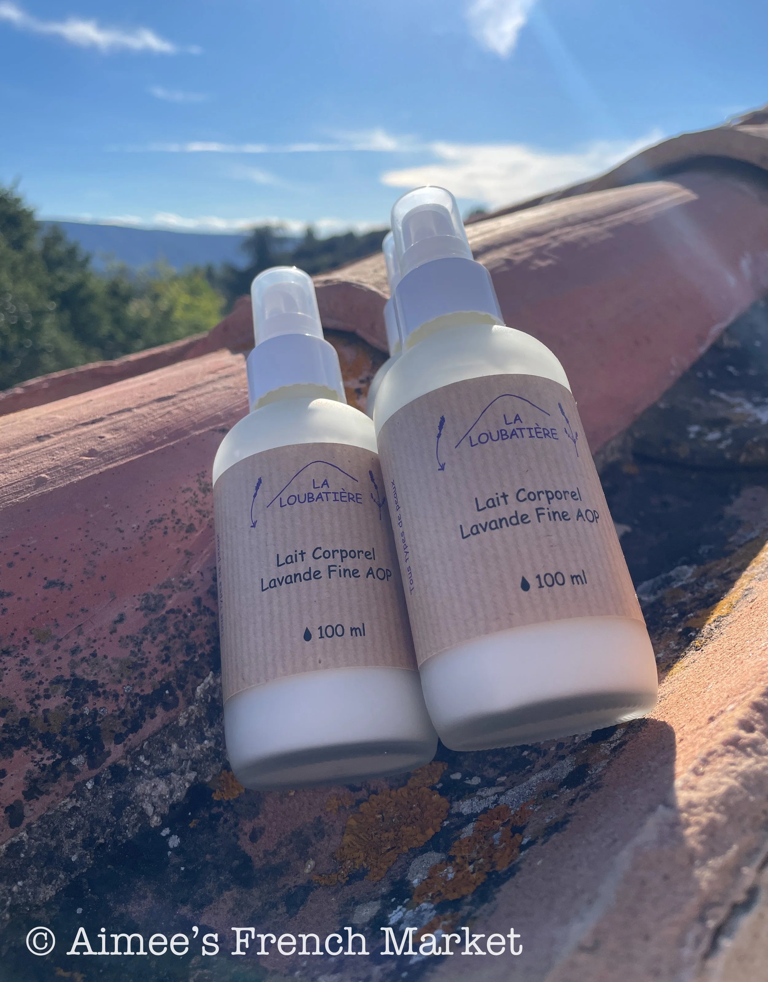 Organic Lavender Body Lotion from Provence, France - La Loubatiere