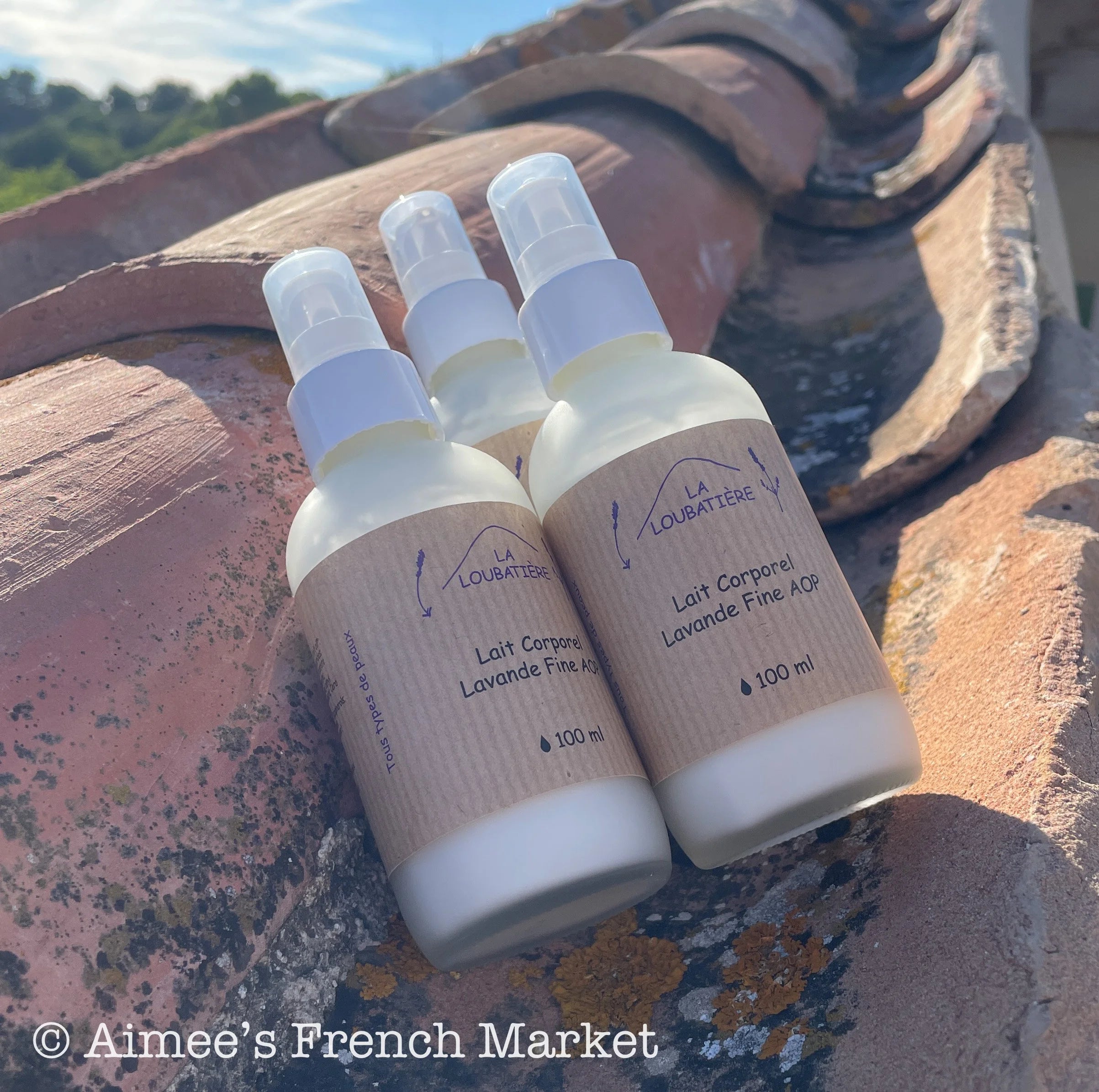 Organic Lavender Body Lotion from Provence, France - La Loubatiere
