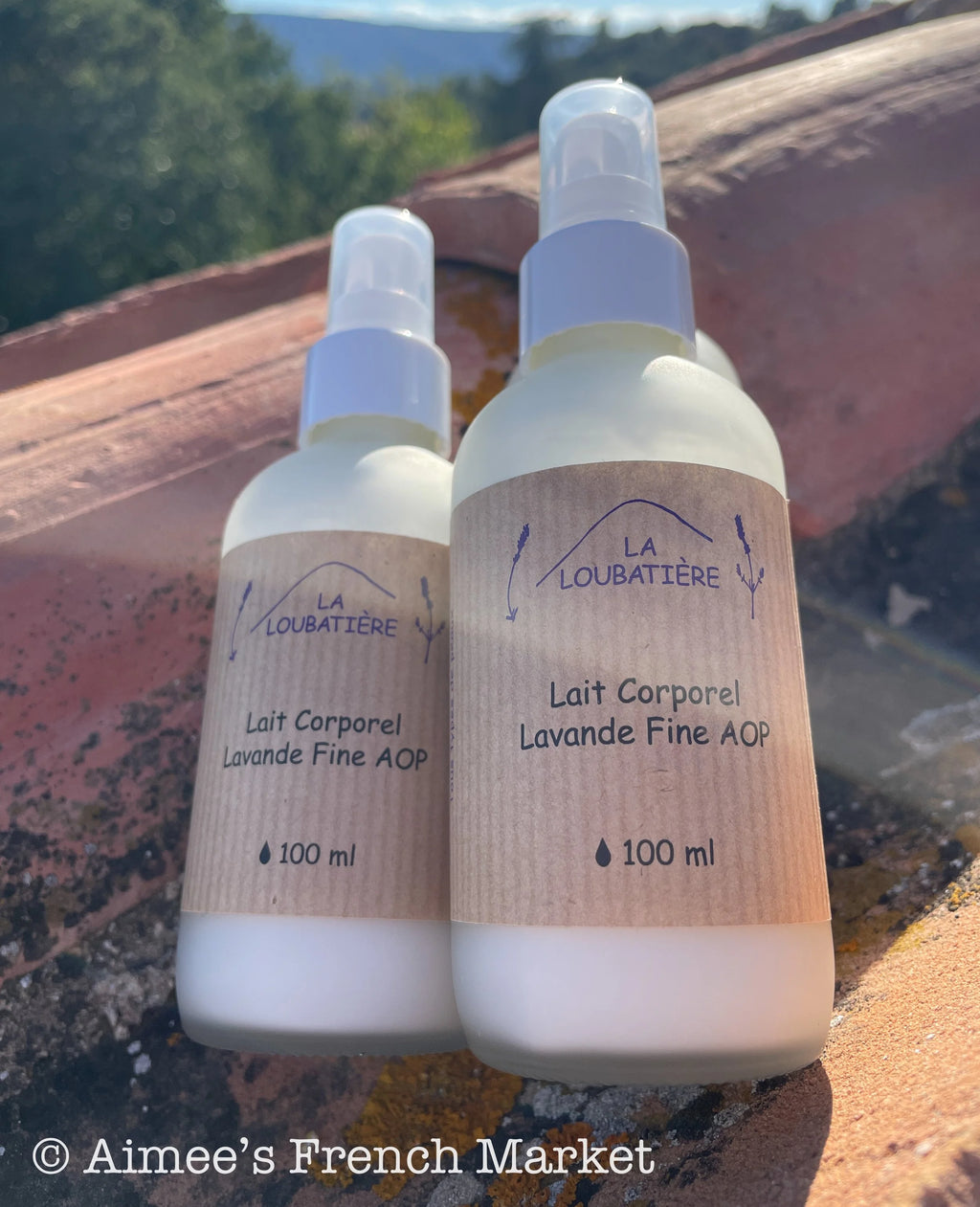 Organic Lavender Body Lotion from Provence, France - La Loubatiere