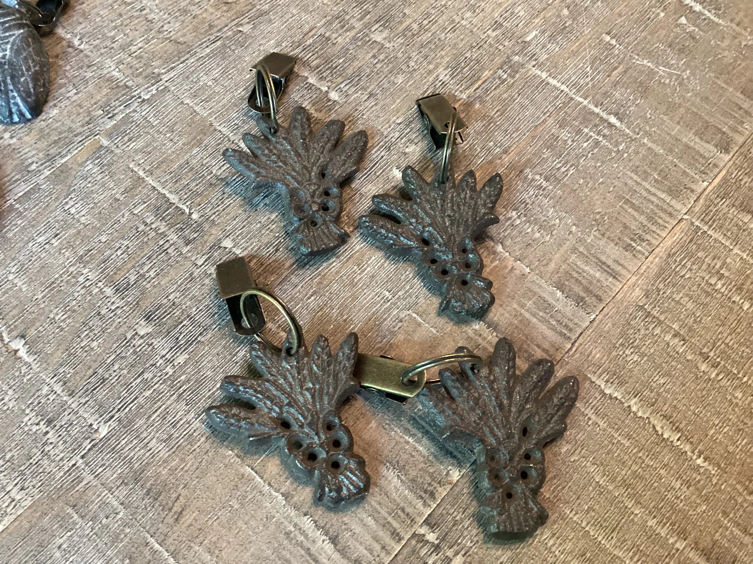 French Table Cloth Weights, Set of 4, Lavender, Cicadas or Dragonfly