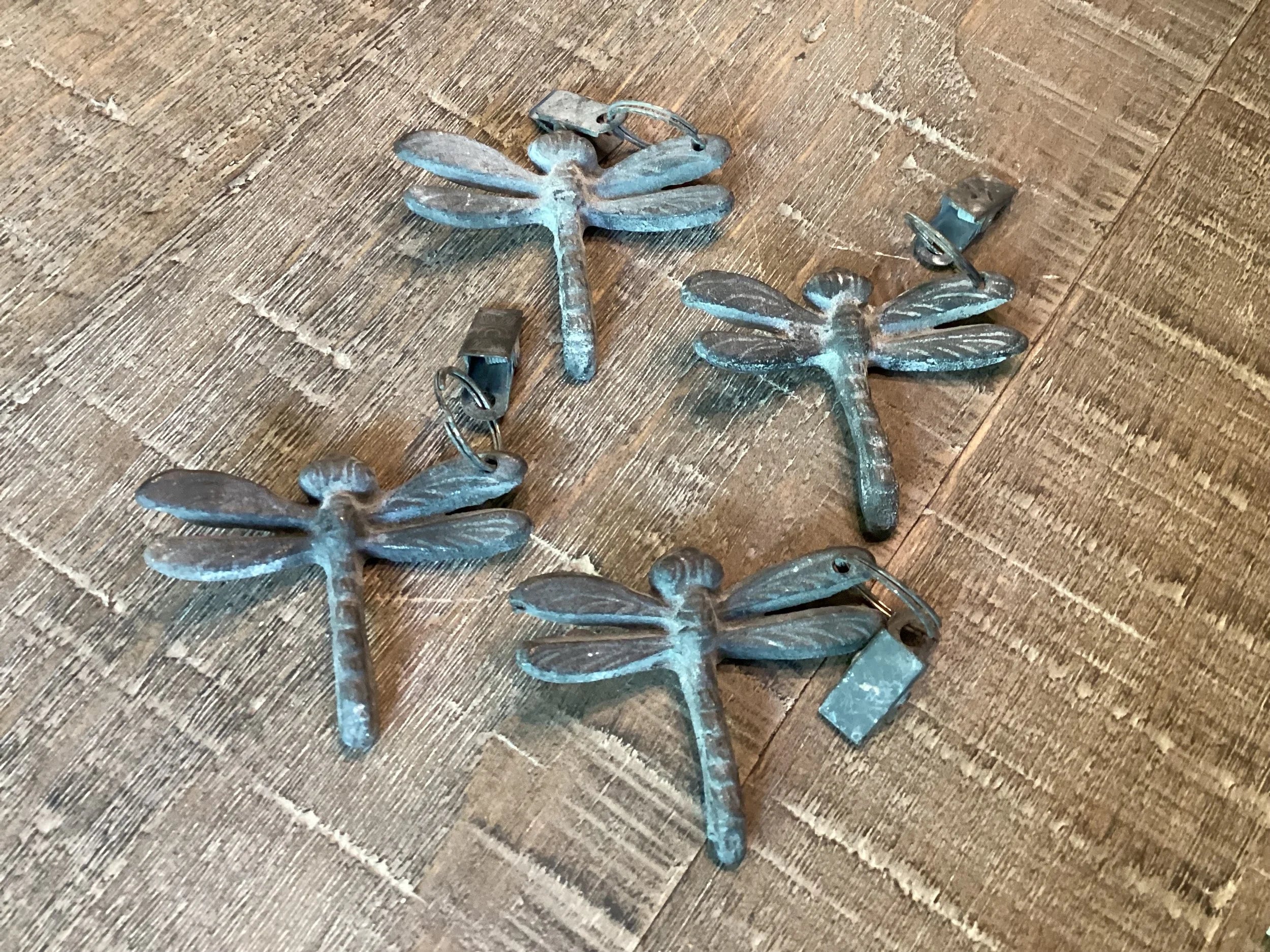 French Table Cloth Weights, Set of 4, Lavender, Cicadas or Dragonfly