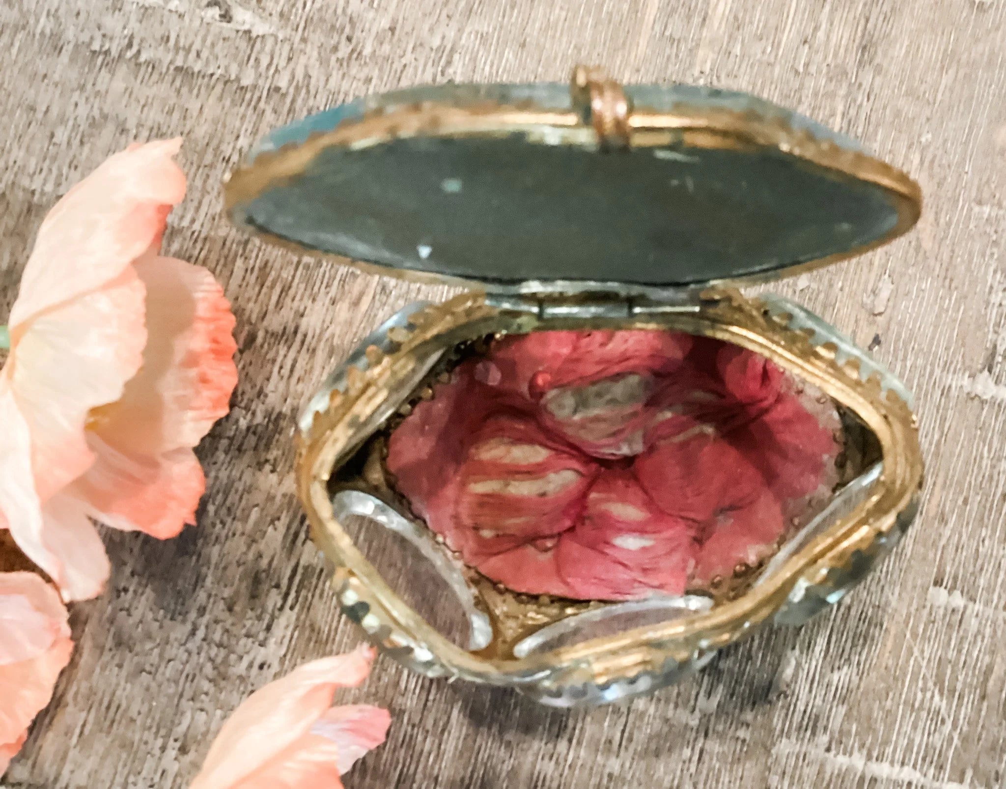 Vintage Paris Souvenir Ormolu Jewelry Box, c. 1890-1900 - #22 - Eiffel Tower