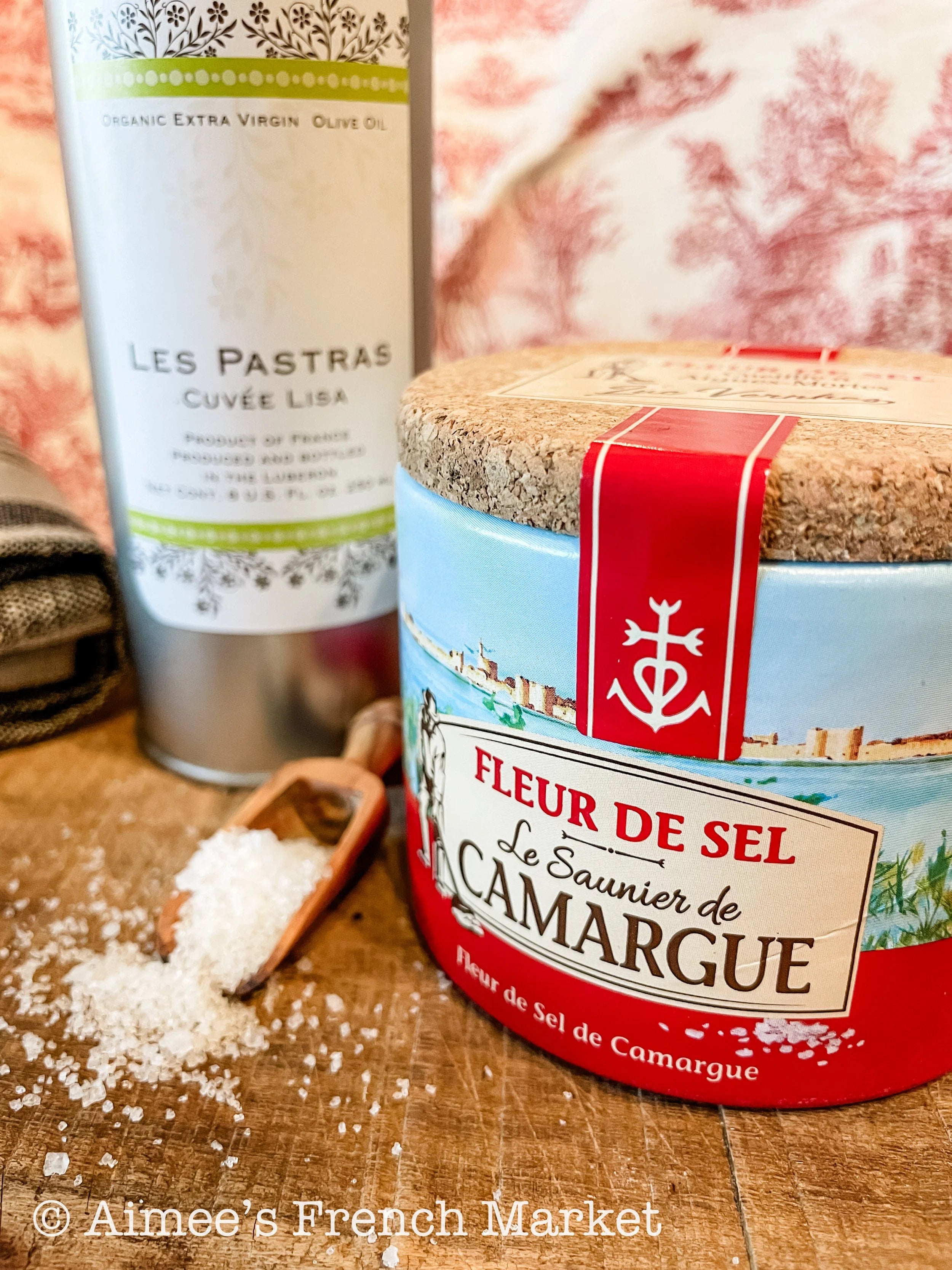 "My French Kitchen" Gift Box - AUTHENTIC items, all directly from France - four towels choices or a wine bag