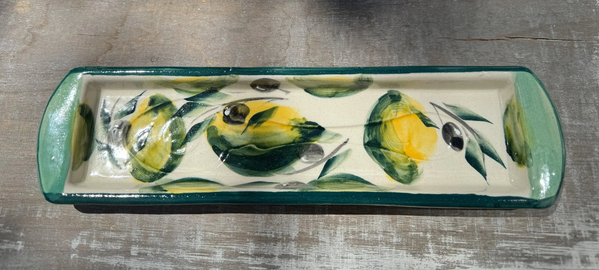 French Lavender Cracker Dish, Charcuterie/Appetizer Plate or Spoon Rest