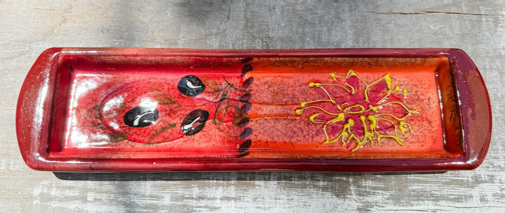 French Lavender Cracker Dish, Charcuterie/Appetizer Plate or Spoon Rest