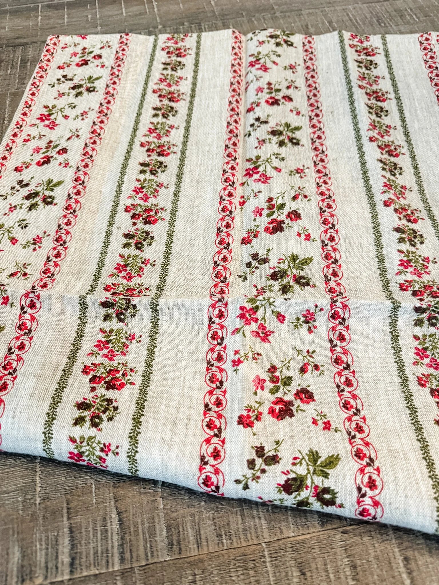 Linen Table/Dresser Runners - Handmade in France - Now in two sizes!