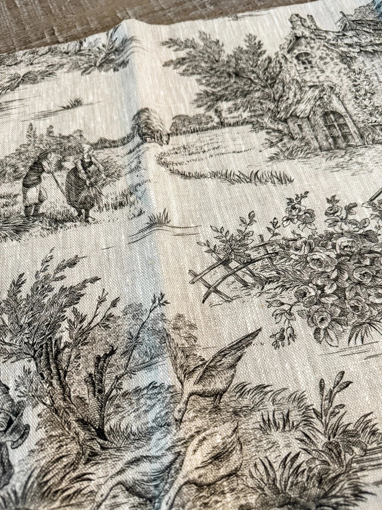 French Linen Placemats - Handmade in France - Set of 6