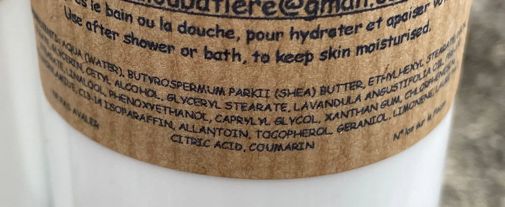 Organic Lavender Body Lotion from Provence, France - La Loubatiere
